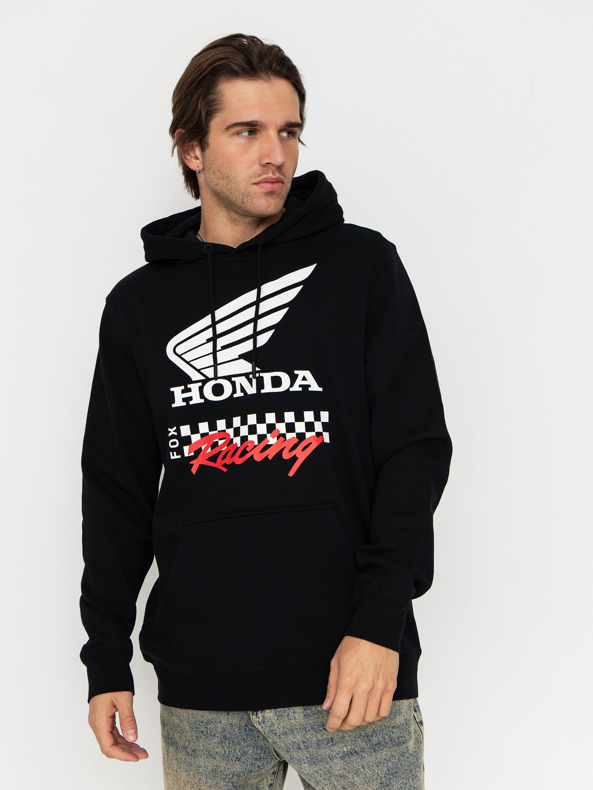 Mikina s kapucňou Fox Honda HD