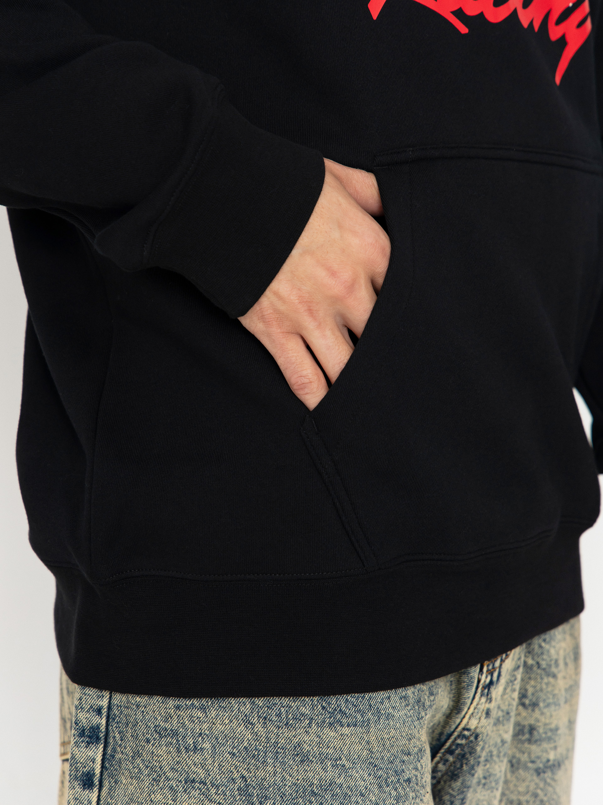 Mikina s kapucňou Fox Honda HD (black)