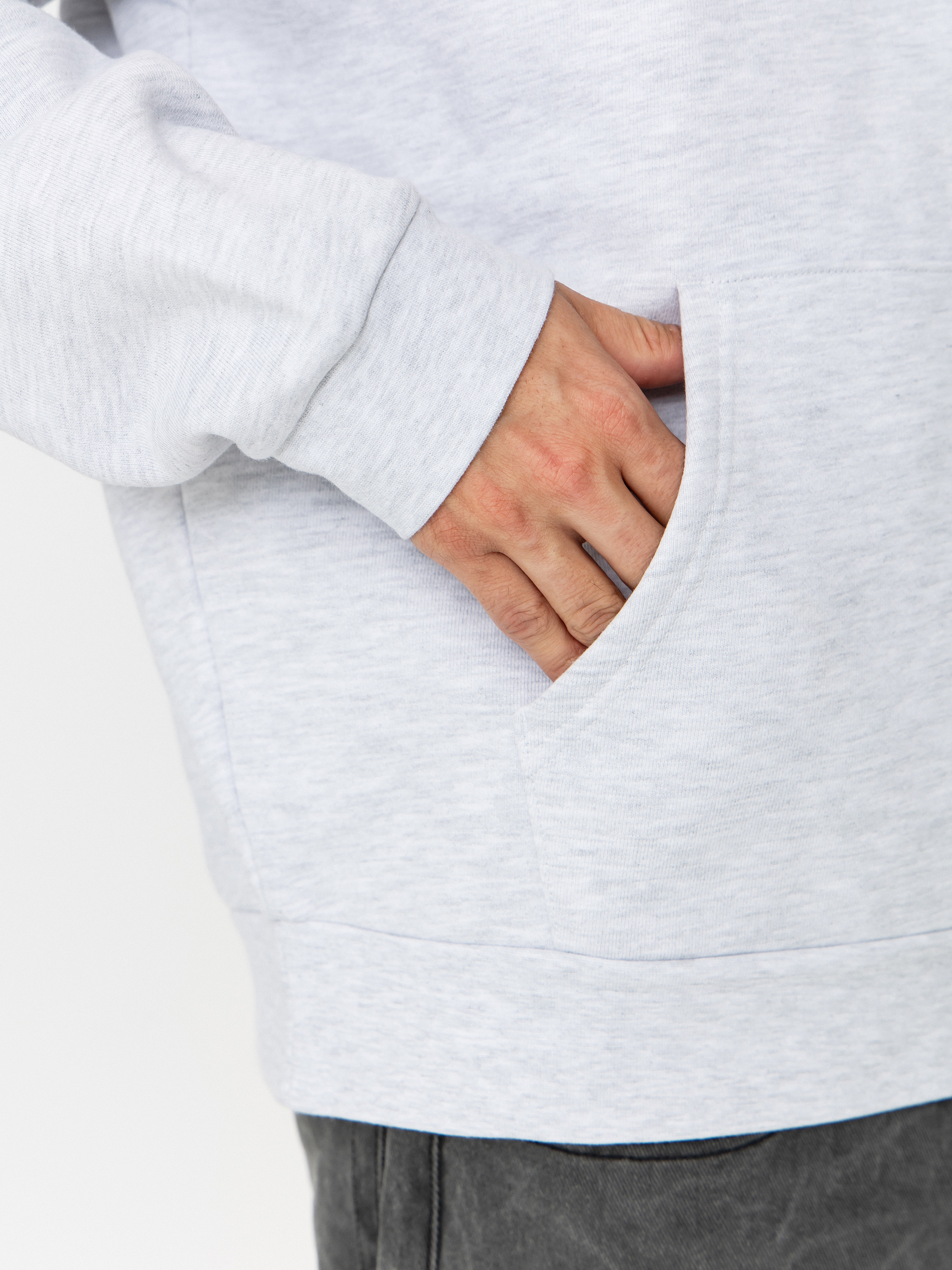 Mikina s kapucňou OBEY Nico Extra Heavy HD (ash grey)