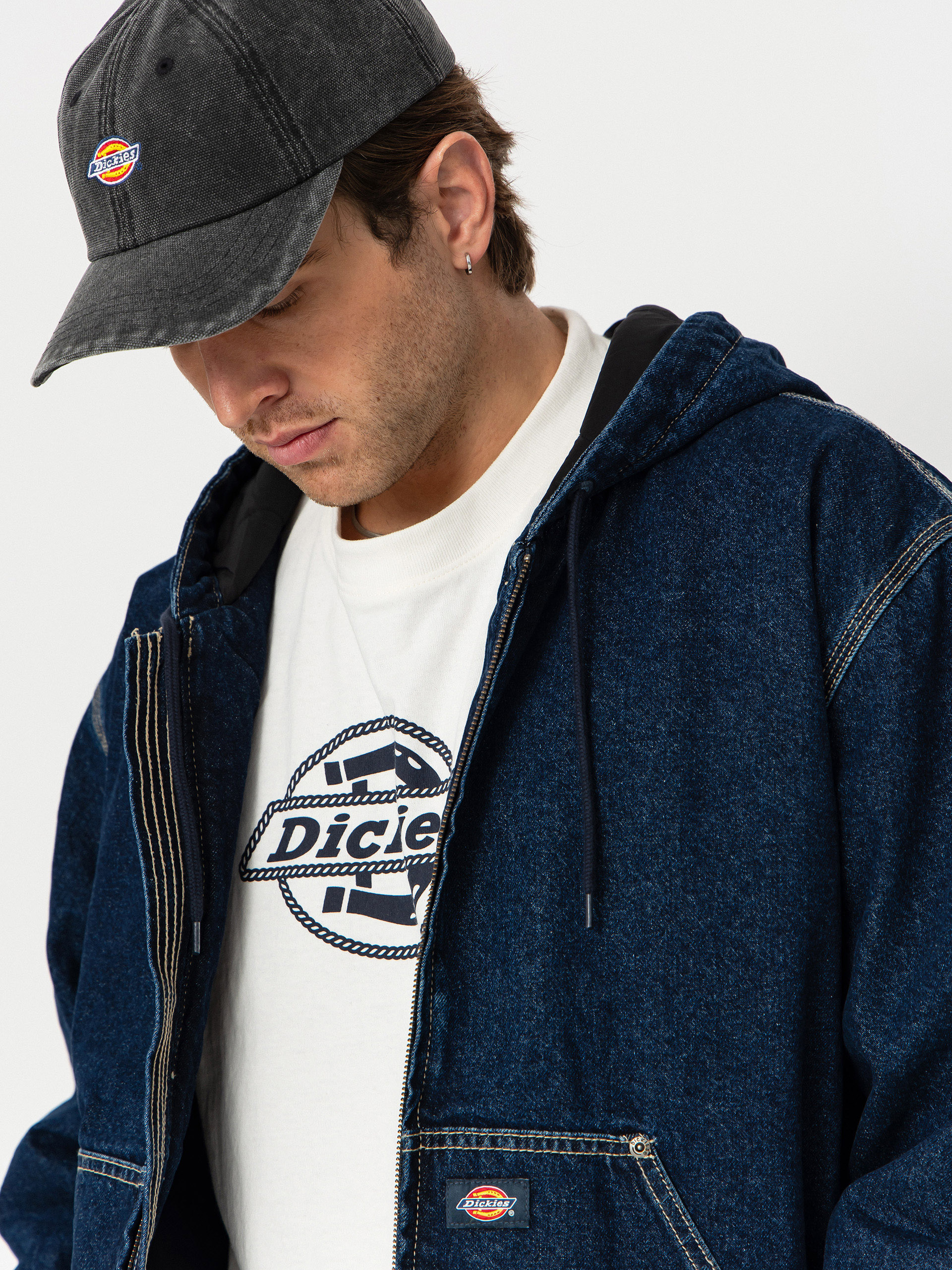 Bunda Dickies Hilham Hooded (dark indigo)
