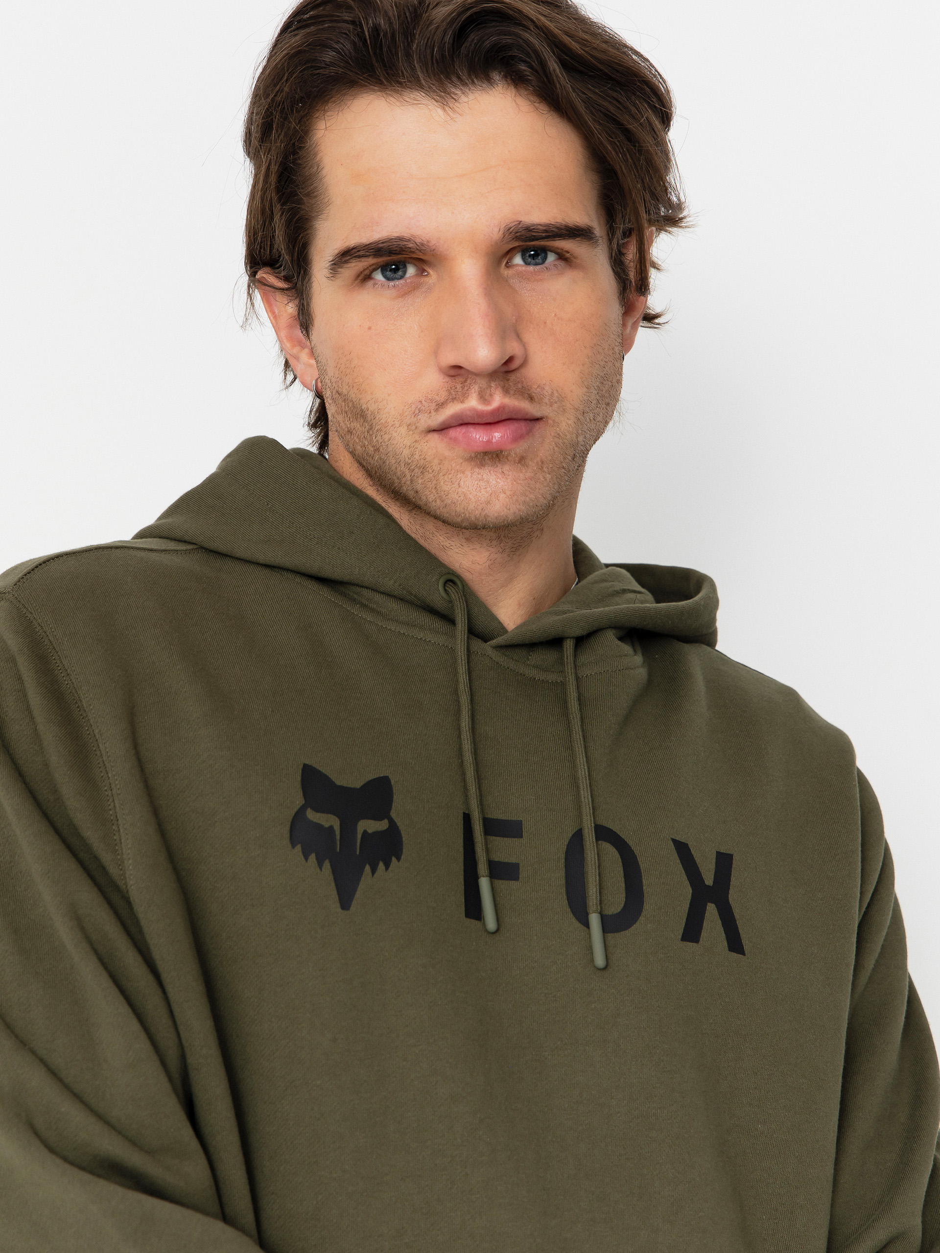 Mikina s kapucňou Fox Absolute HD (olive green)