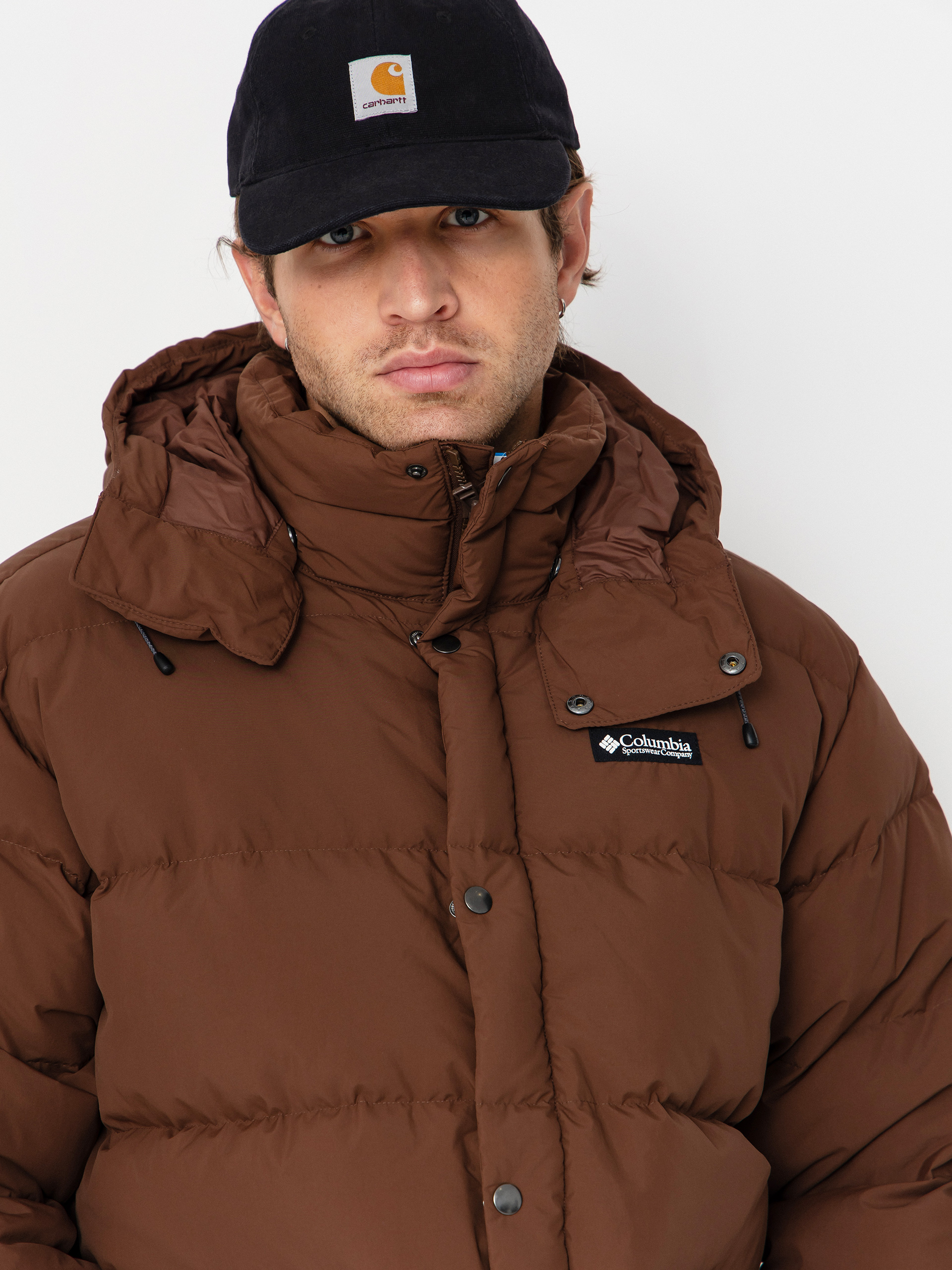 Bunda Columbia Wallowa Down Hooded (tobacco)