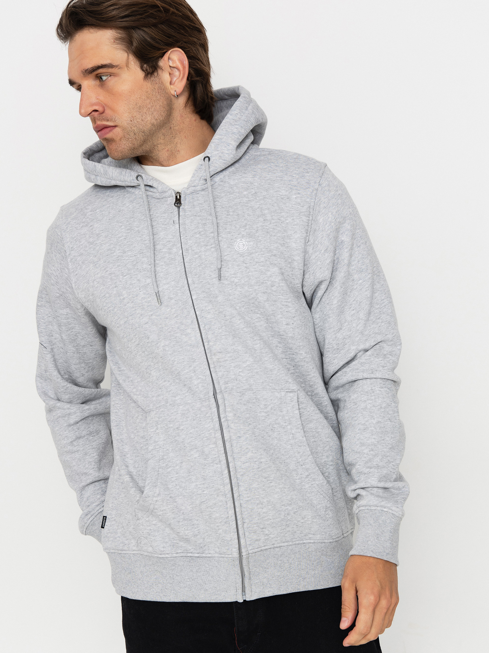 Mikina s kapucu0148ou Element Icon Embroidery ZHD (mid grey heather)