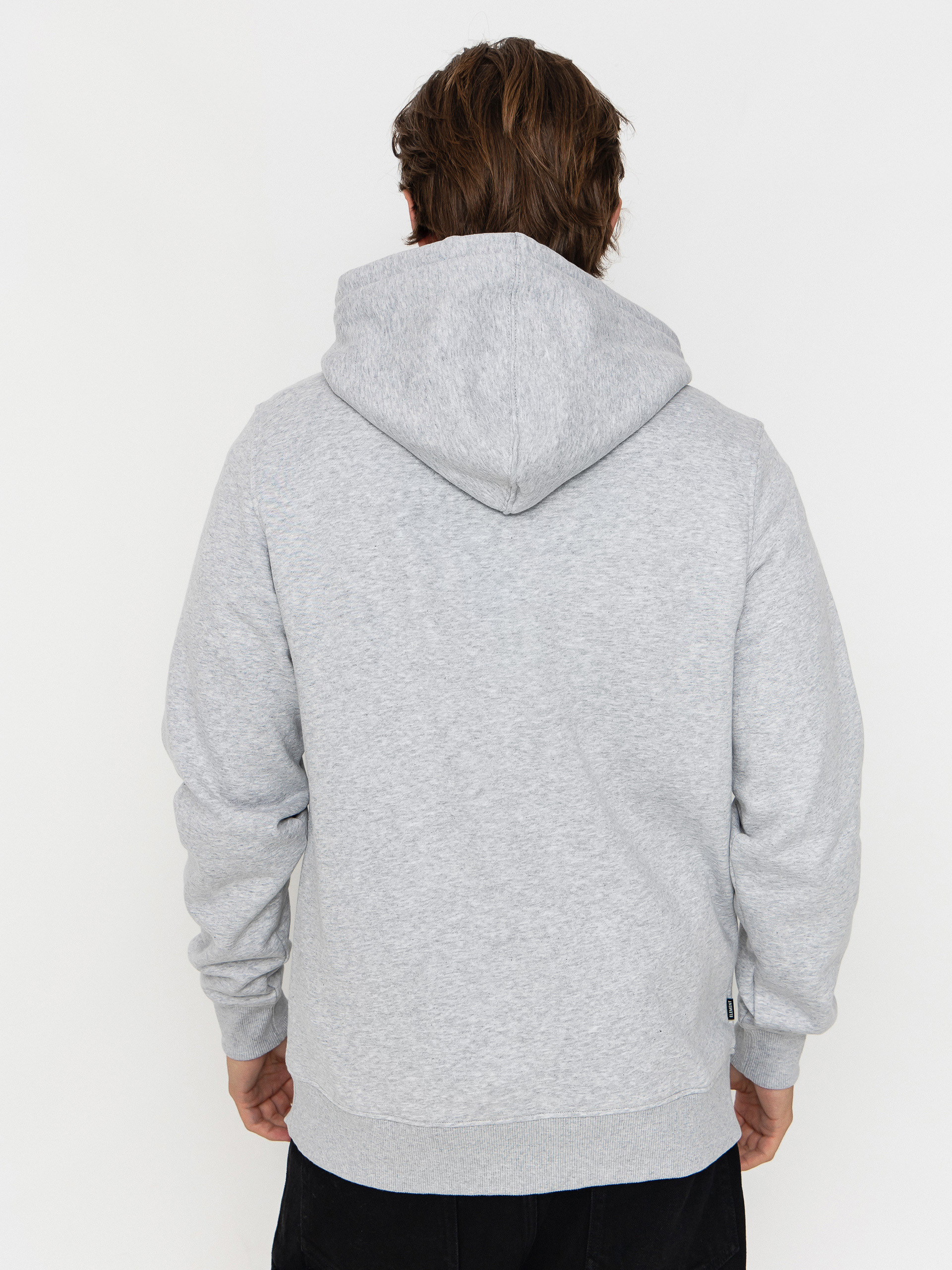 Mikina s kapucňou Element Icon Embroidery ZHD (mid grey heather)