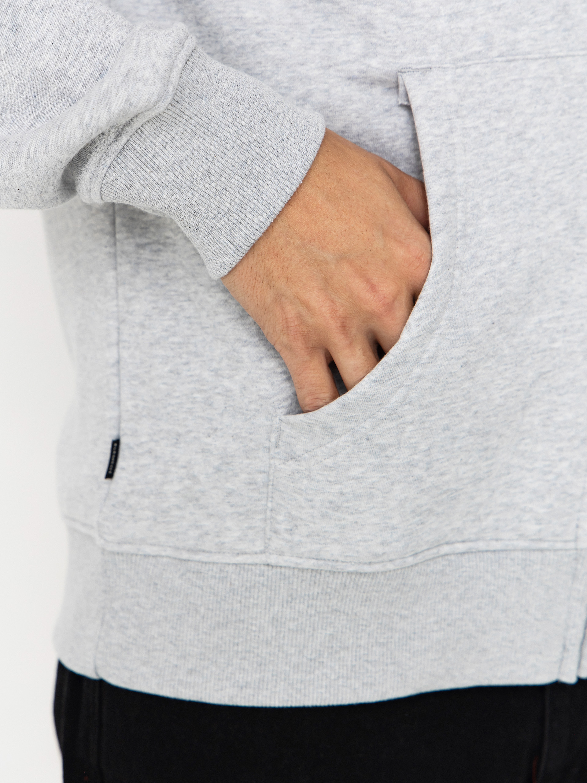 Mikina s kapucňou Element Icon Embroidery ZHD (mid grey heather)