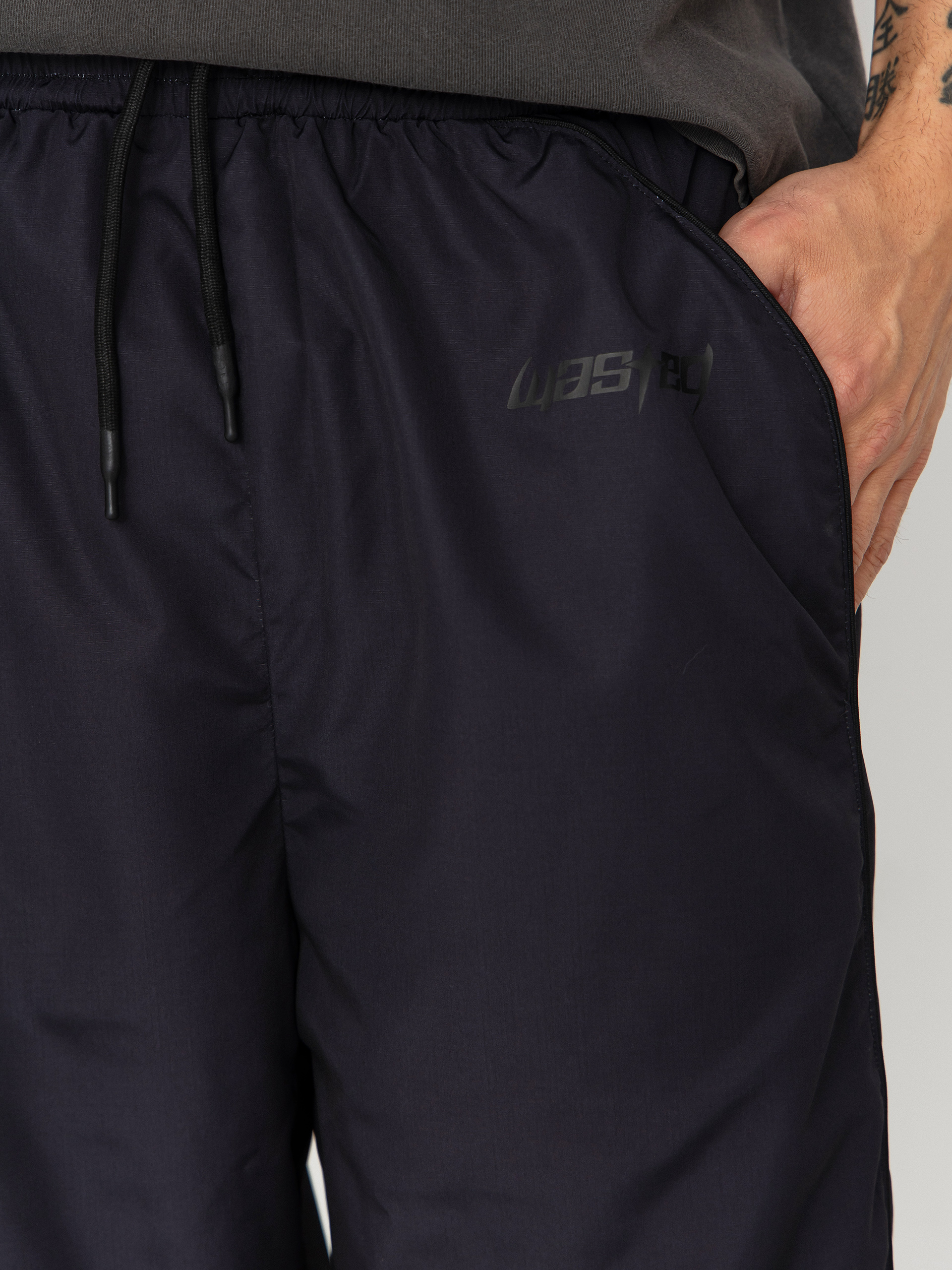 Nohavice Wasted Paris Spine Track (black)