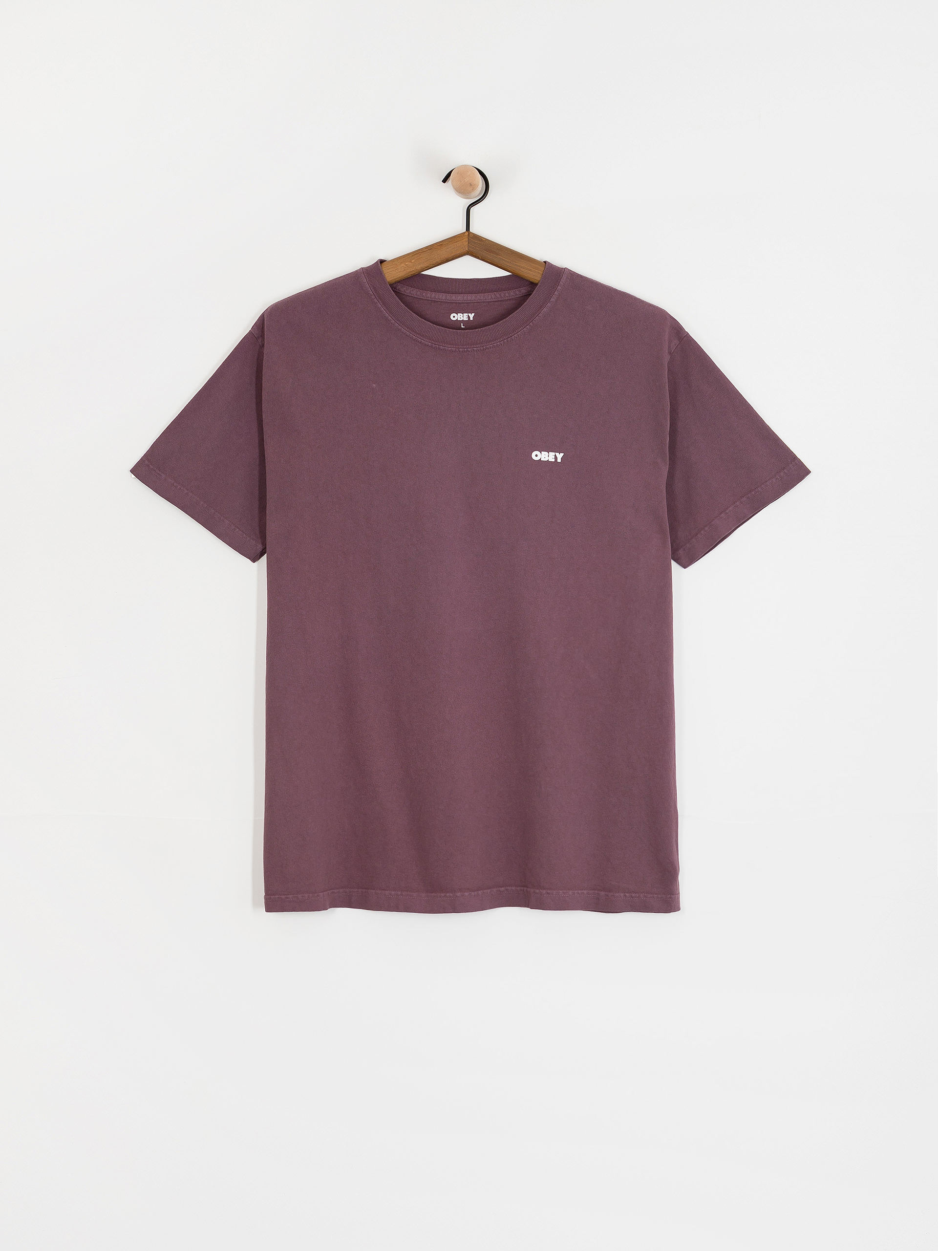 Tričko OBEY Obey Bold Icon Face (pigment plum perfect)