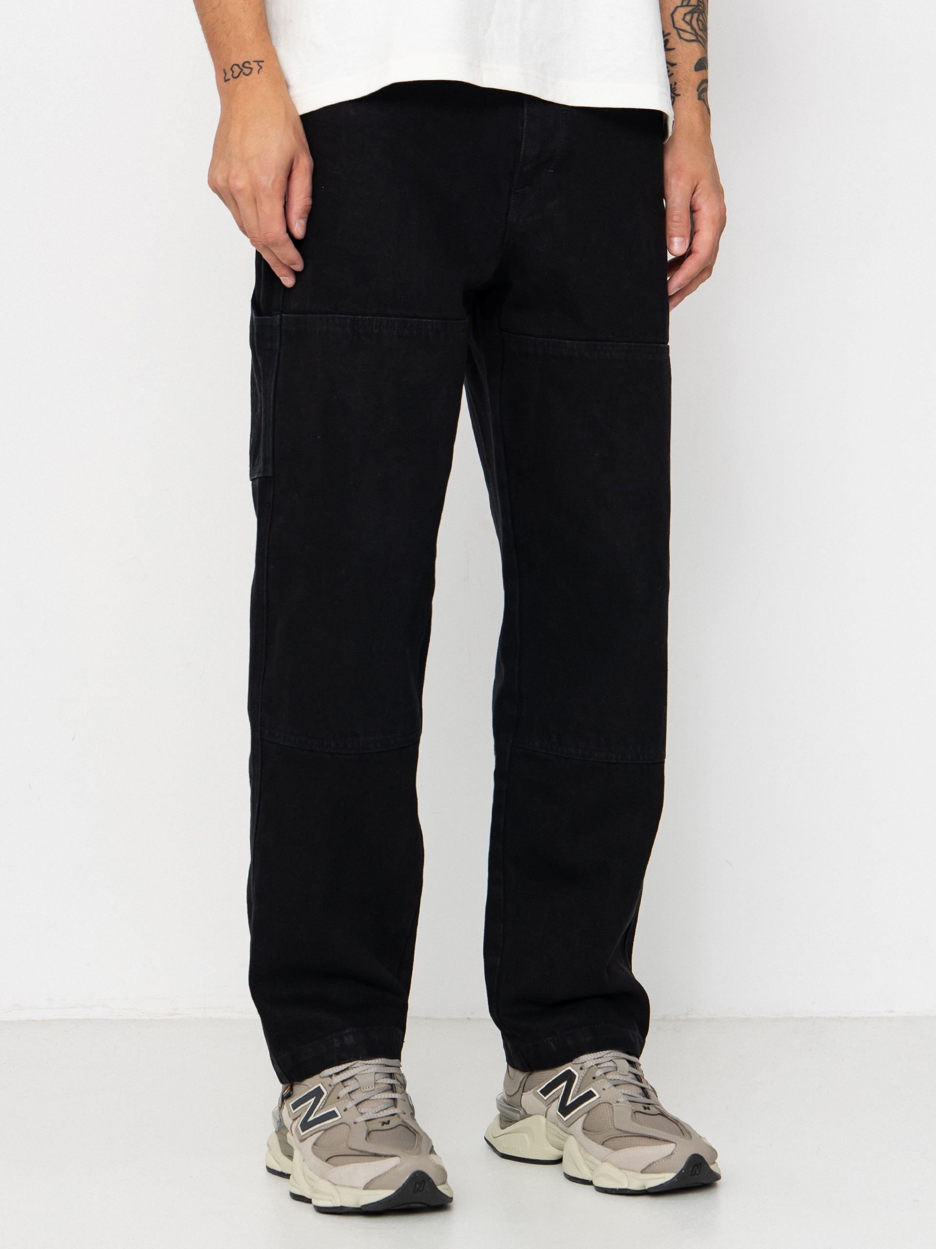 Nohavice Volcom Karpendter Lse Tprd Denim (black)