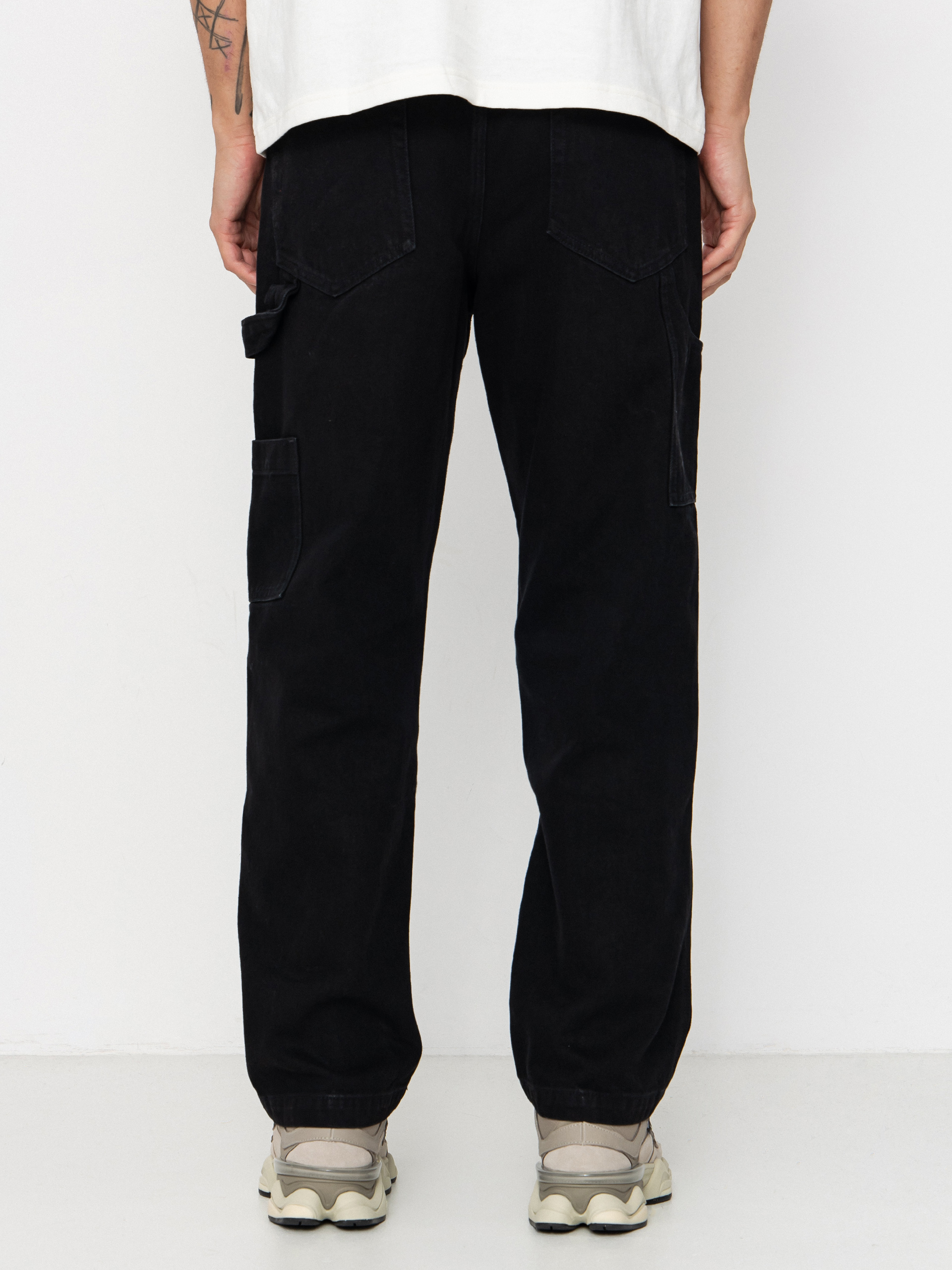 Nohavice Volcom Karpendter Lse Tprd Denim (black)
