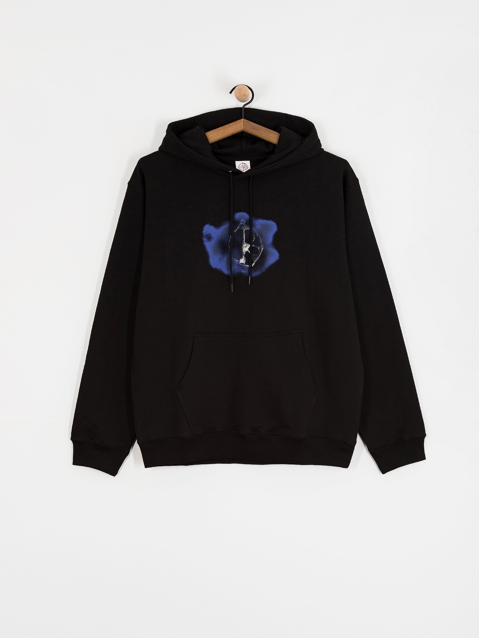 Mikina s kapucňou Polar Skate Dave Metal Logo HD (black)