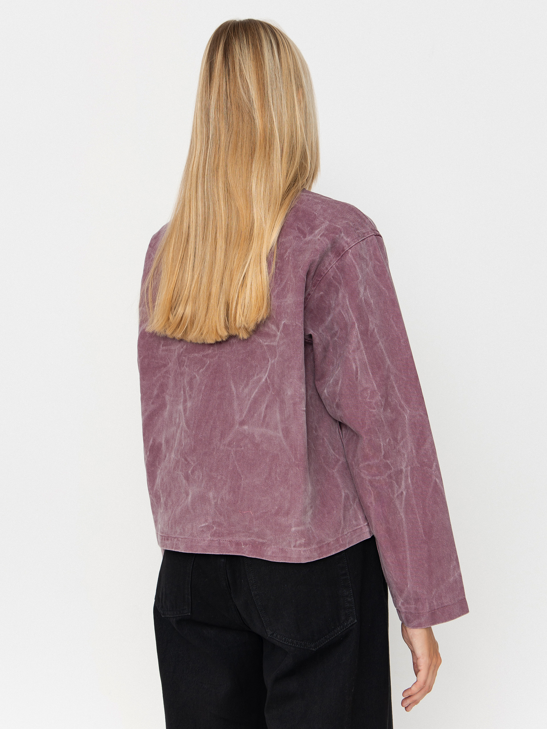 Bunda OBEY Donovan Zip Wmn (tulip wrinkle wash)