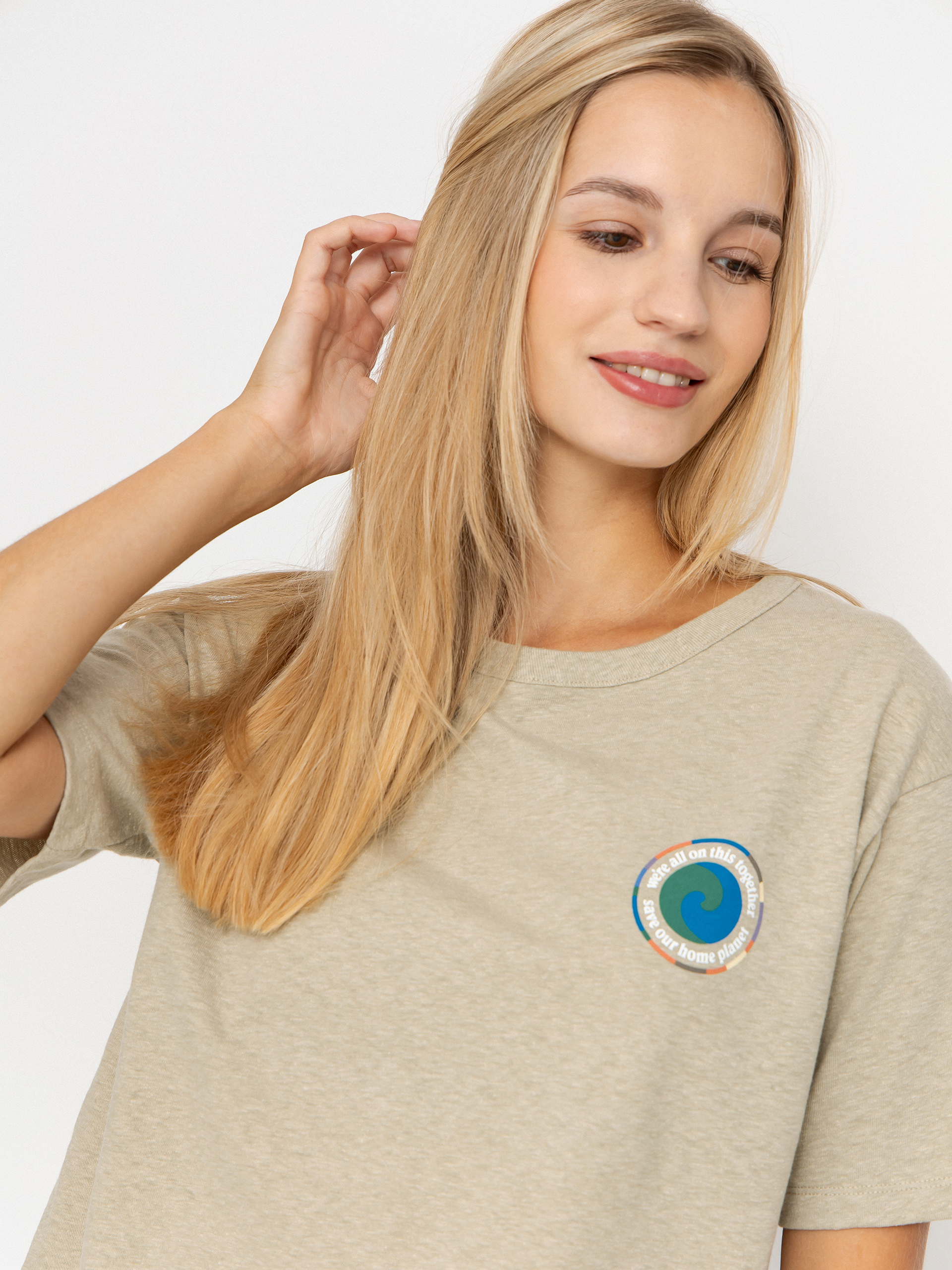 Tričko Patagonia Unity Fitz Easy Cut Responsibili Wmn (pumice)