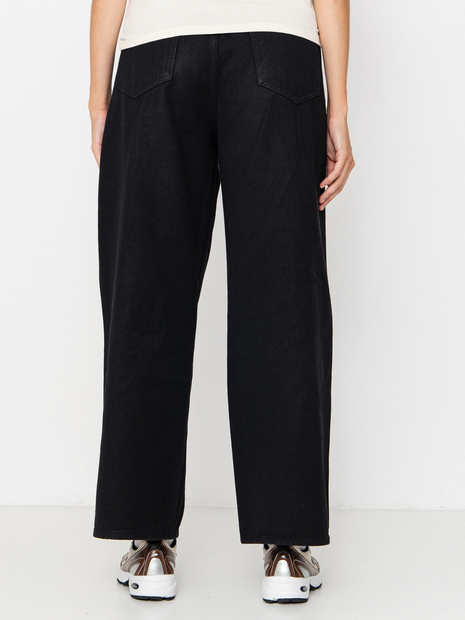 Nohavice Volcom Beeggy Denim Wmn (black combo)