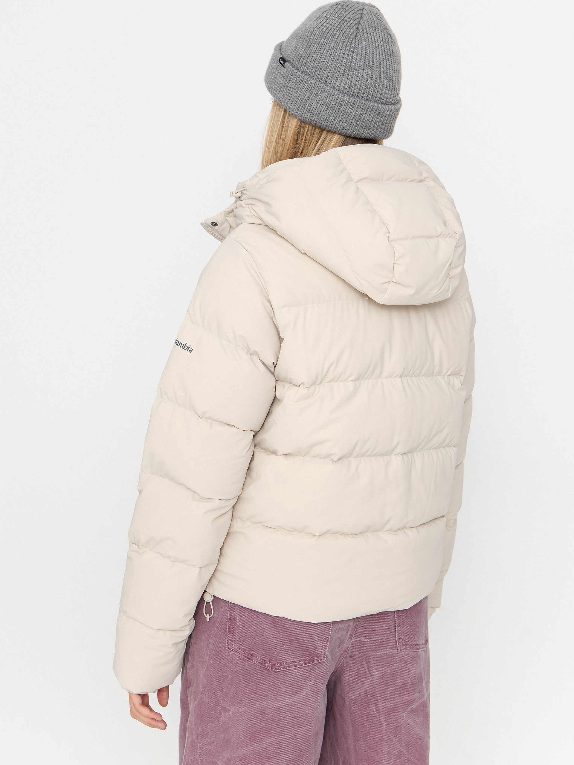 Bunda Columbia Amaze Puff Hooded Wmn (dark stone)