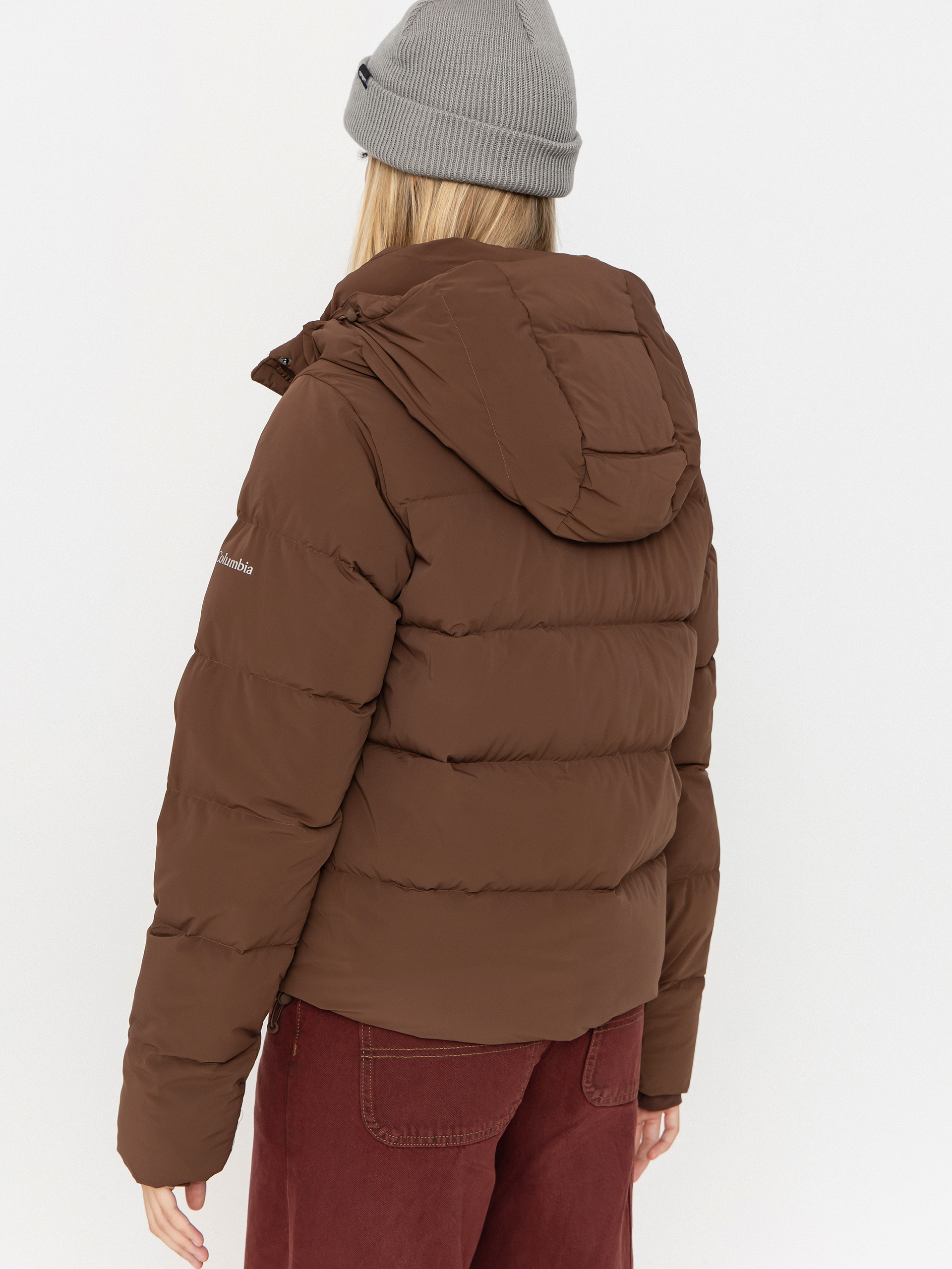 Bunda Columbia Amaze Puff Hooded Wmn (tobacco)