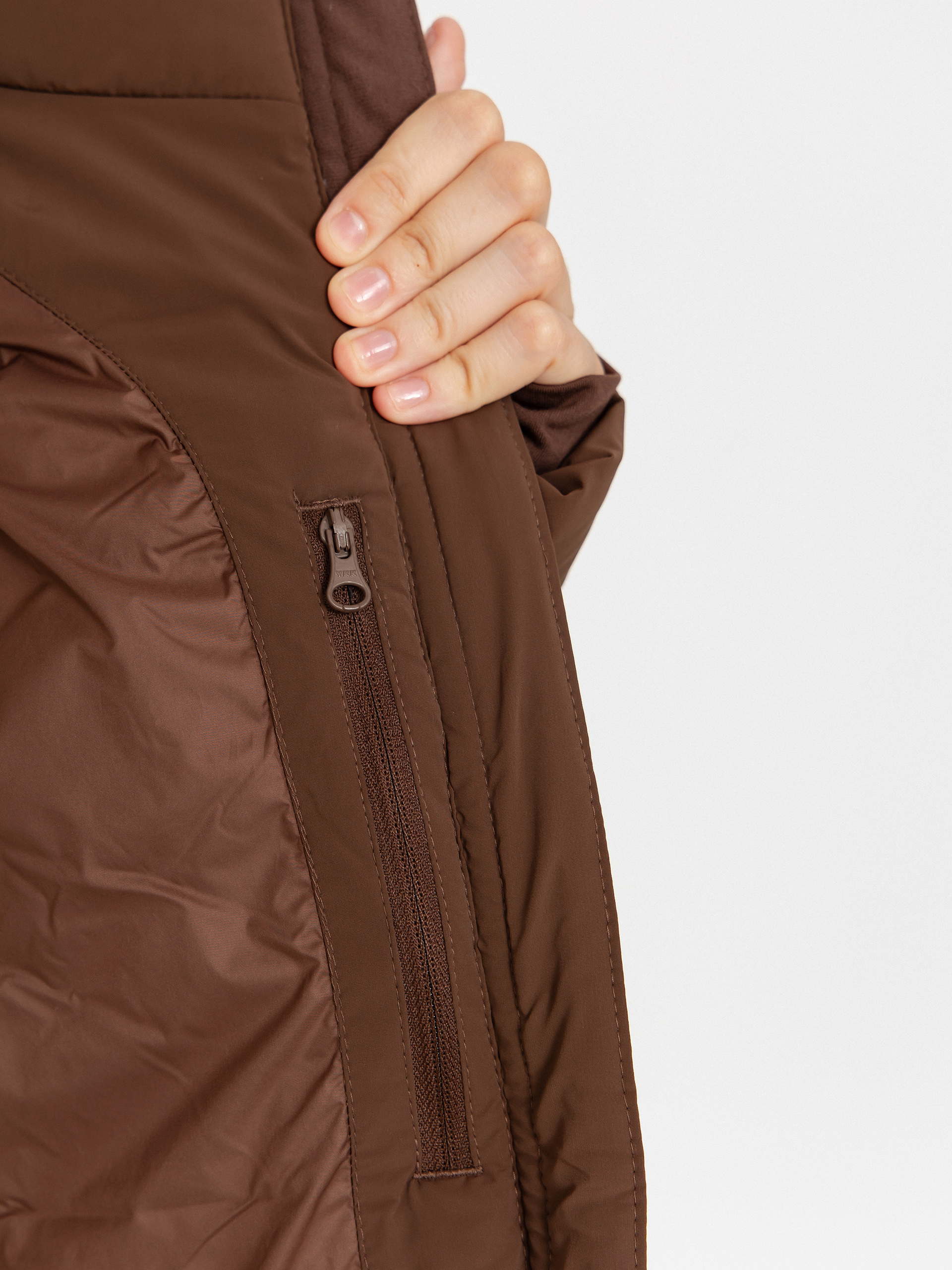 Bunda Columbia Amaze Puff Hooded Wmn (tobacco)