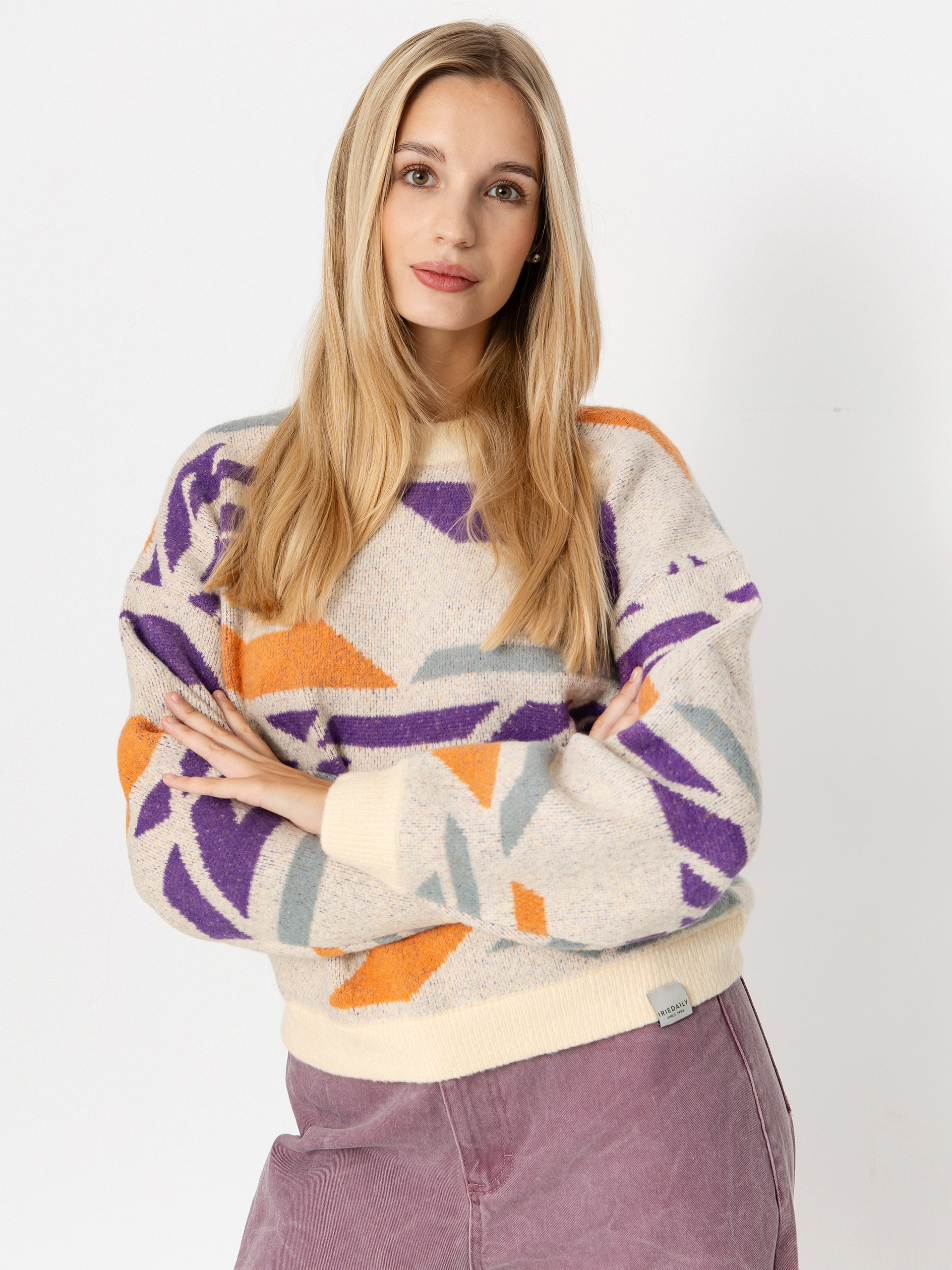 Sveter Iriedaily Boxy Fluff Wmn (chalk)