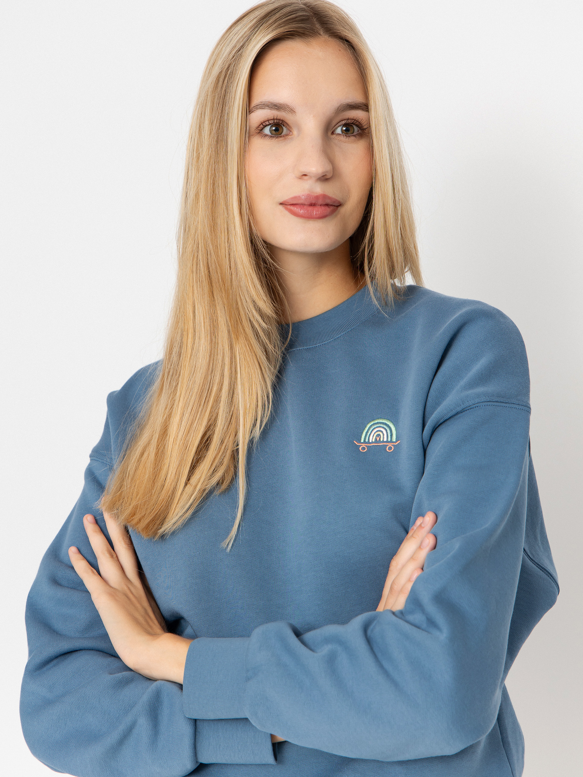 Mikina Iriedaily Skate Heart Wmn (greyblue)