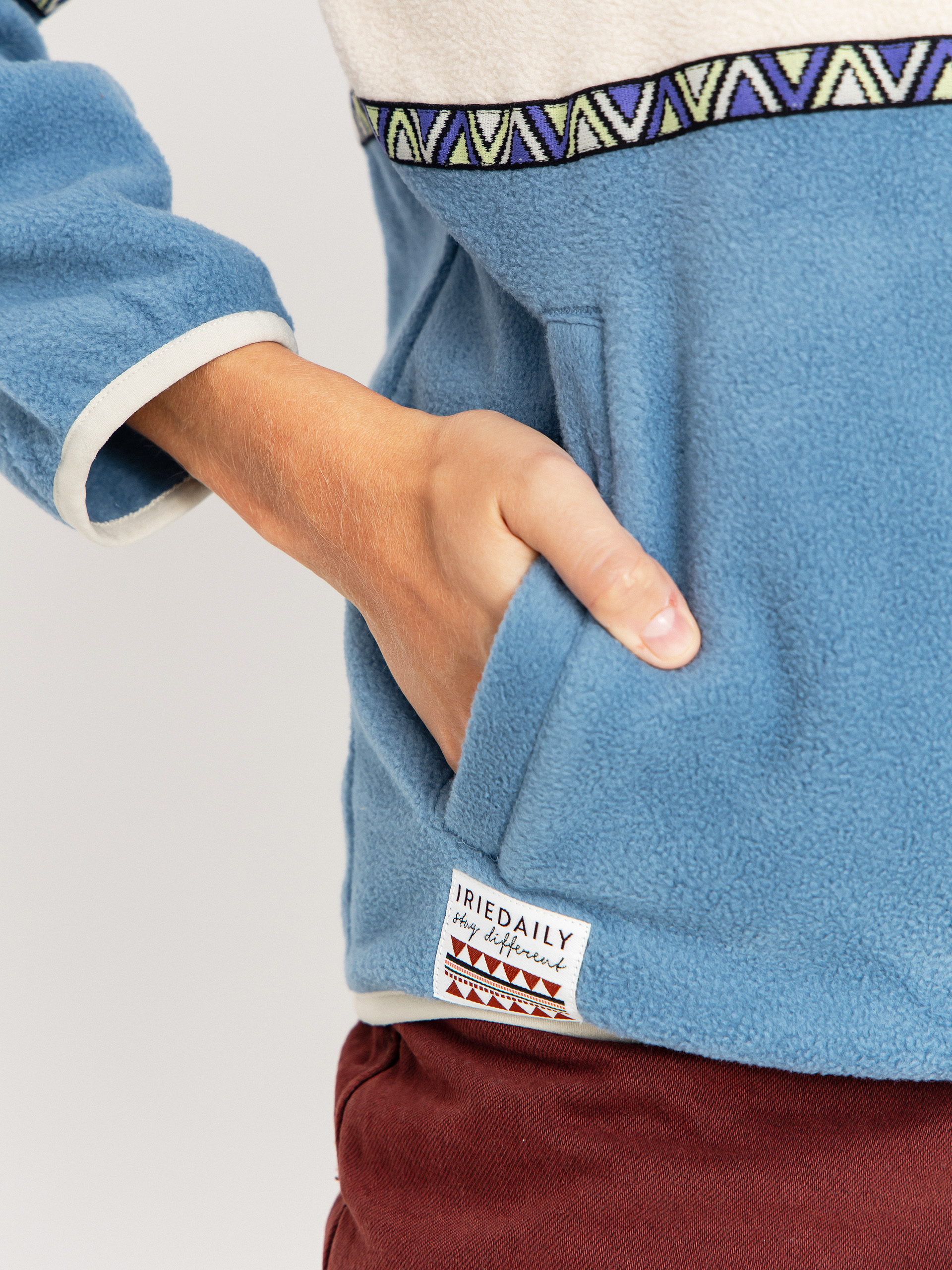 Dámsky Flísová mikina Iriedaily Holina (grey blue)