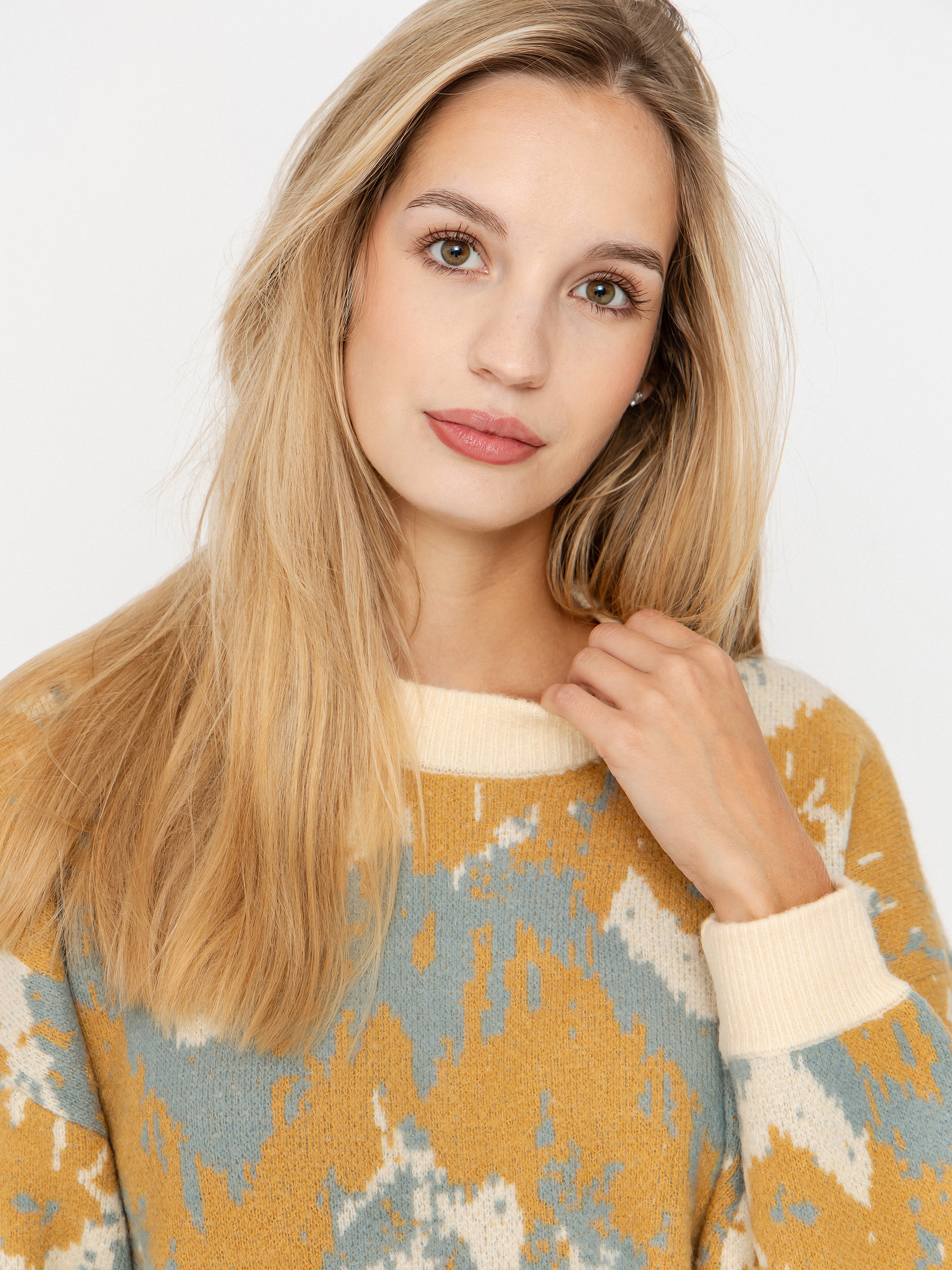 Sveter Iriedaily Boxy Fluff Wmn (khaki grey)