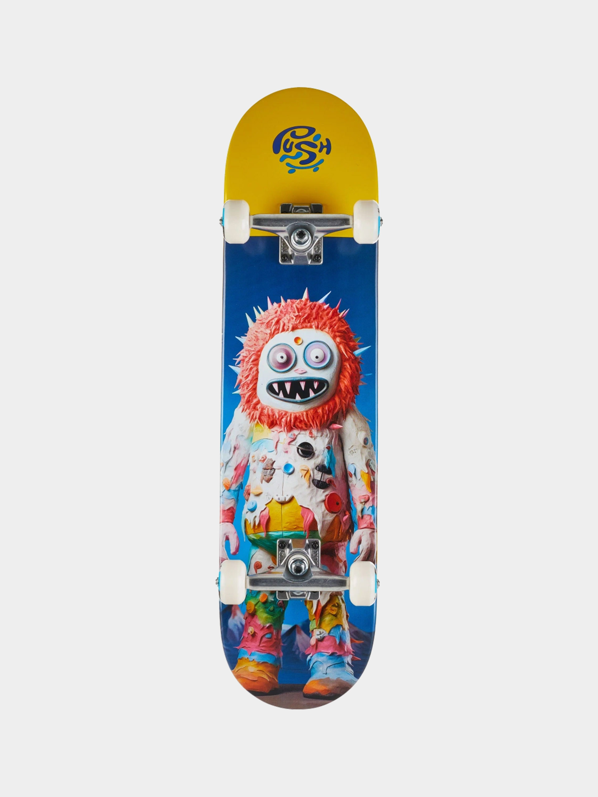 Skateboard Push Frosty Portrait (yellow)