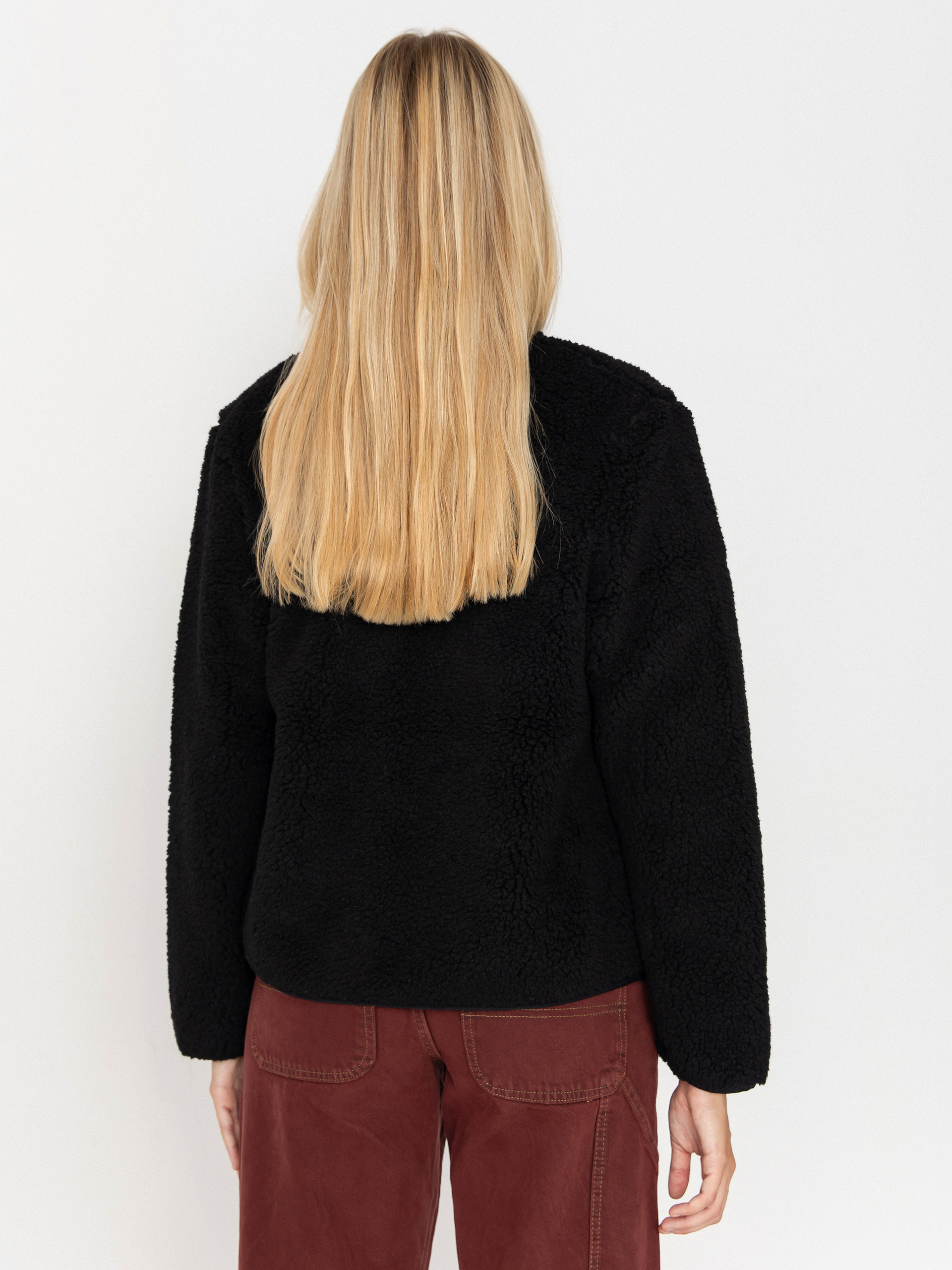 Mikina Volcom Wuzer Fuzzar Wmn (black)