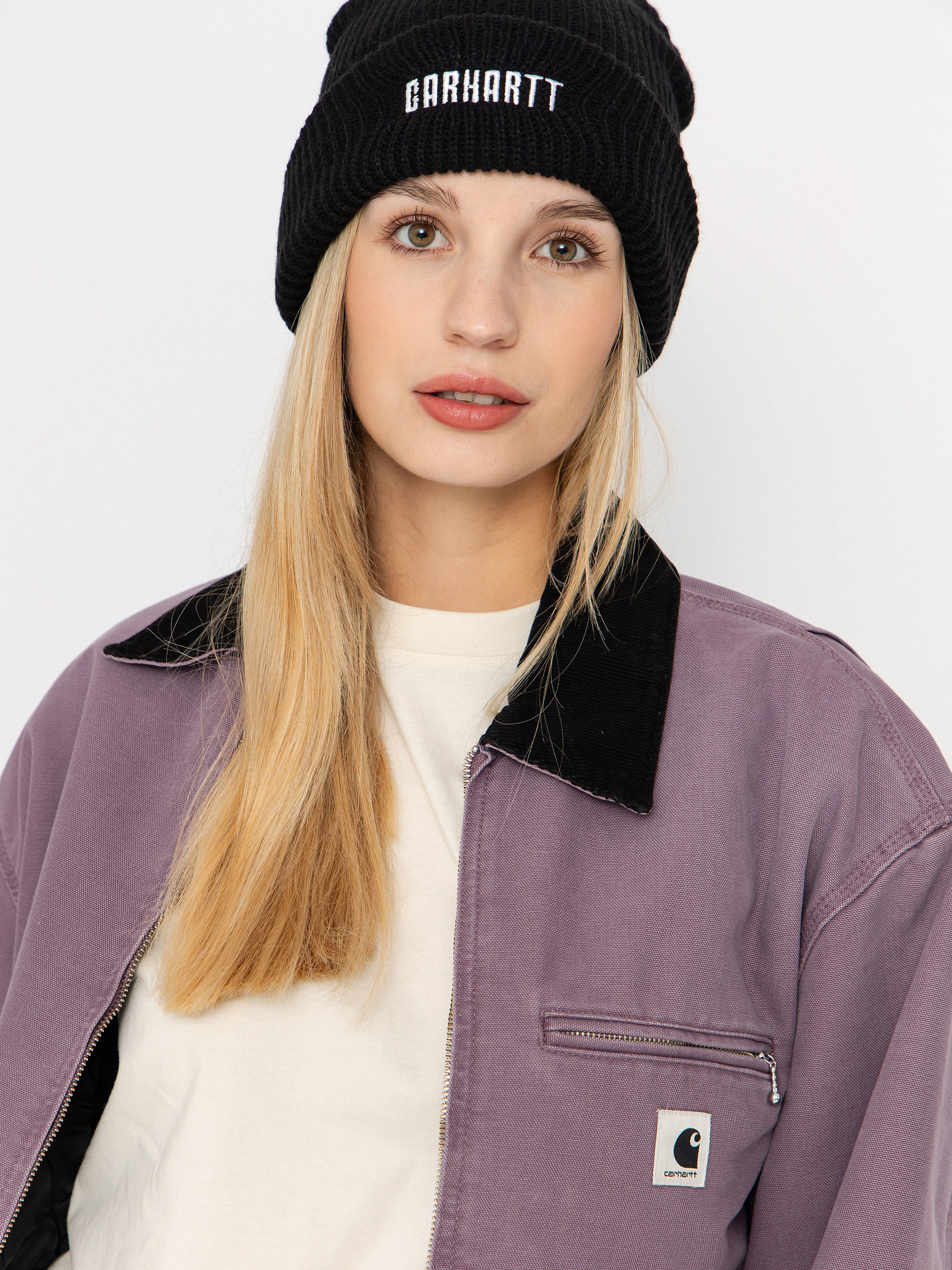 Bunda Carhartt WIP OG Detroit Wmn (phlox/black/stone canvas)