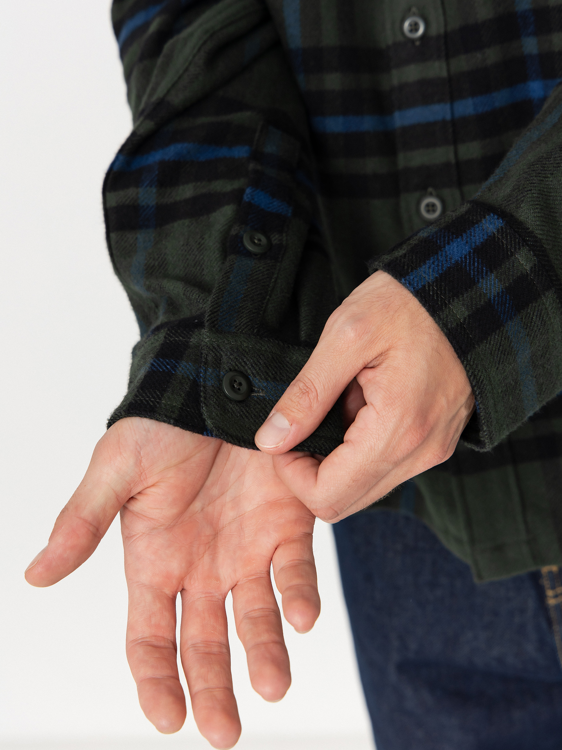 Košeľa Patagonia Fjord Flannel (catch old growth green)