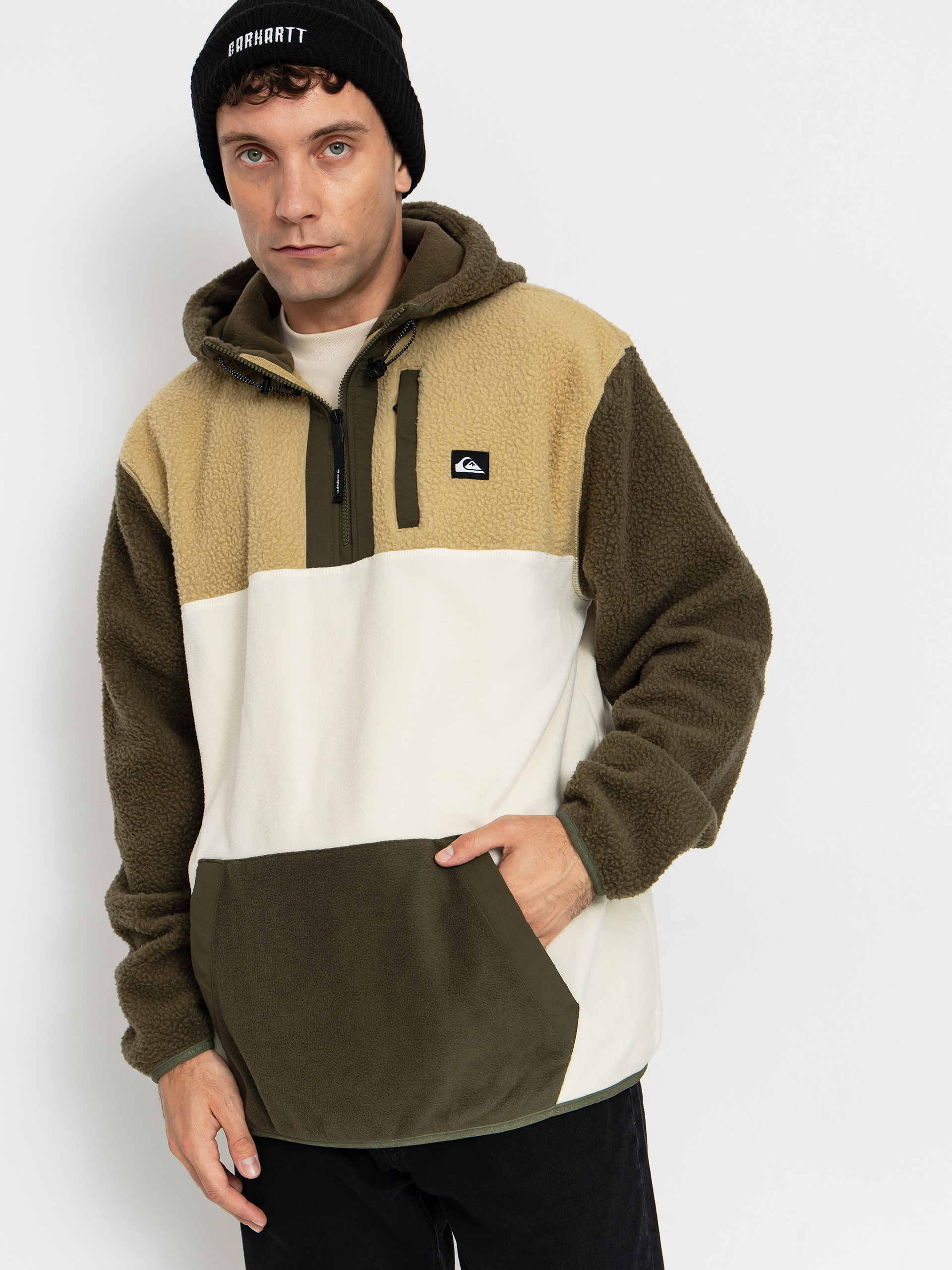 Flísová mikina Quiksilver Ocean View Mix Up Hoody