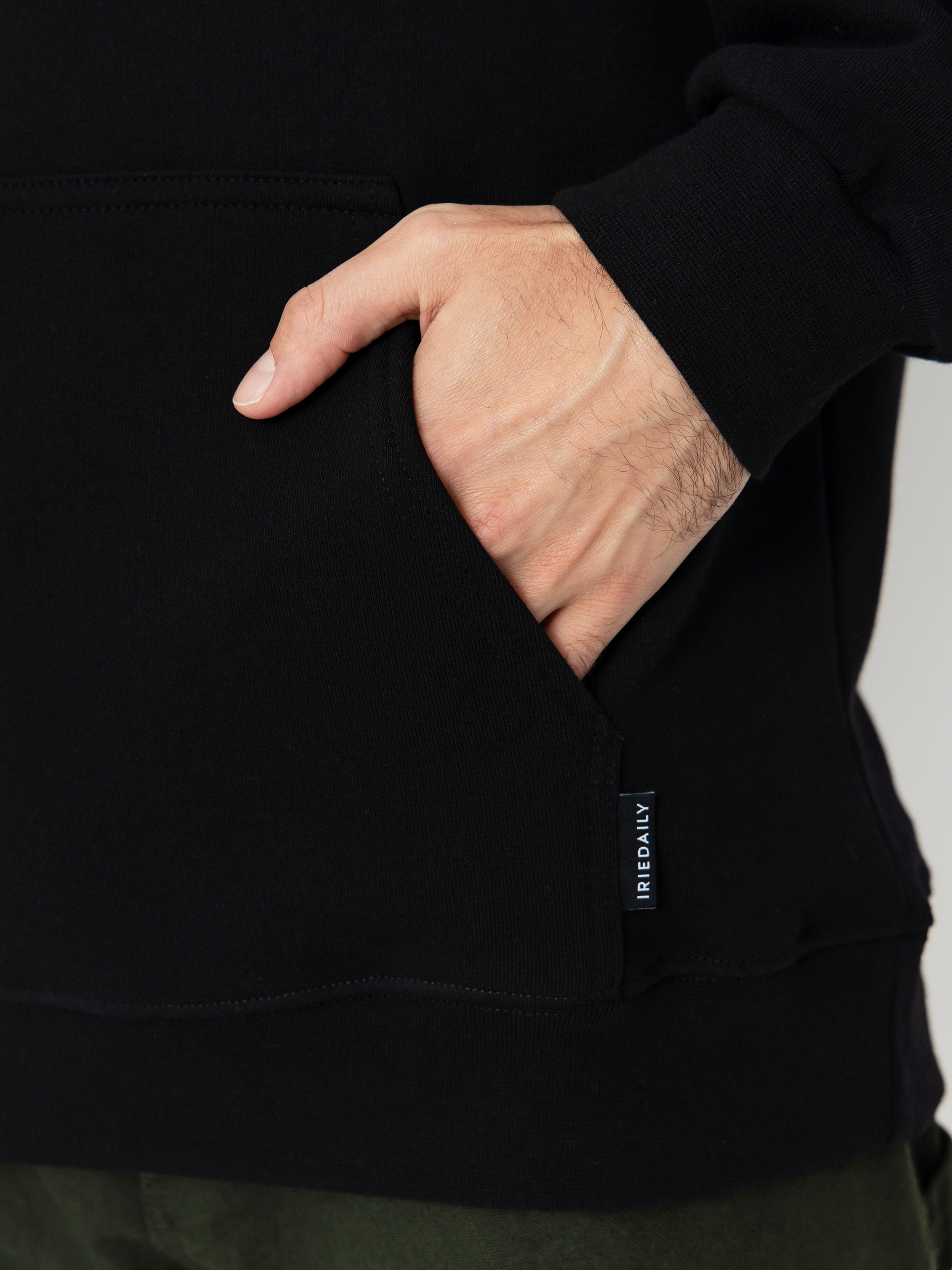 Mikina s kapucňou Iriedaily No Love HD (black)