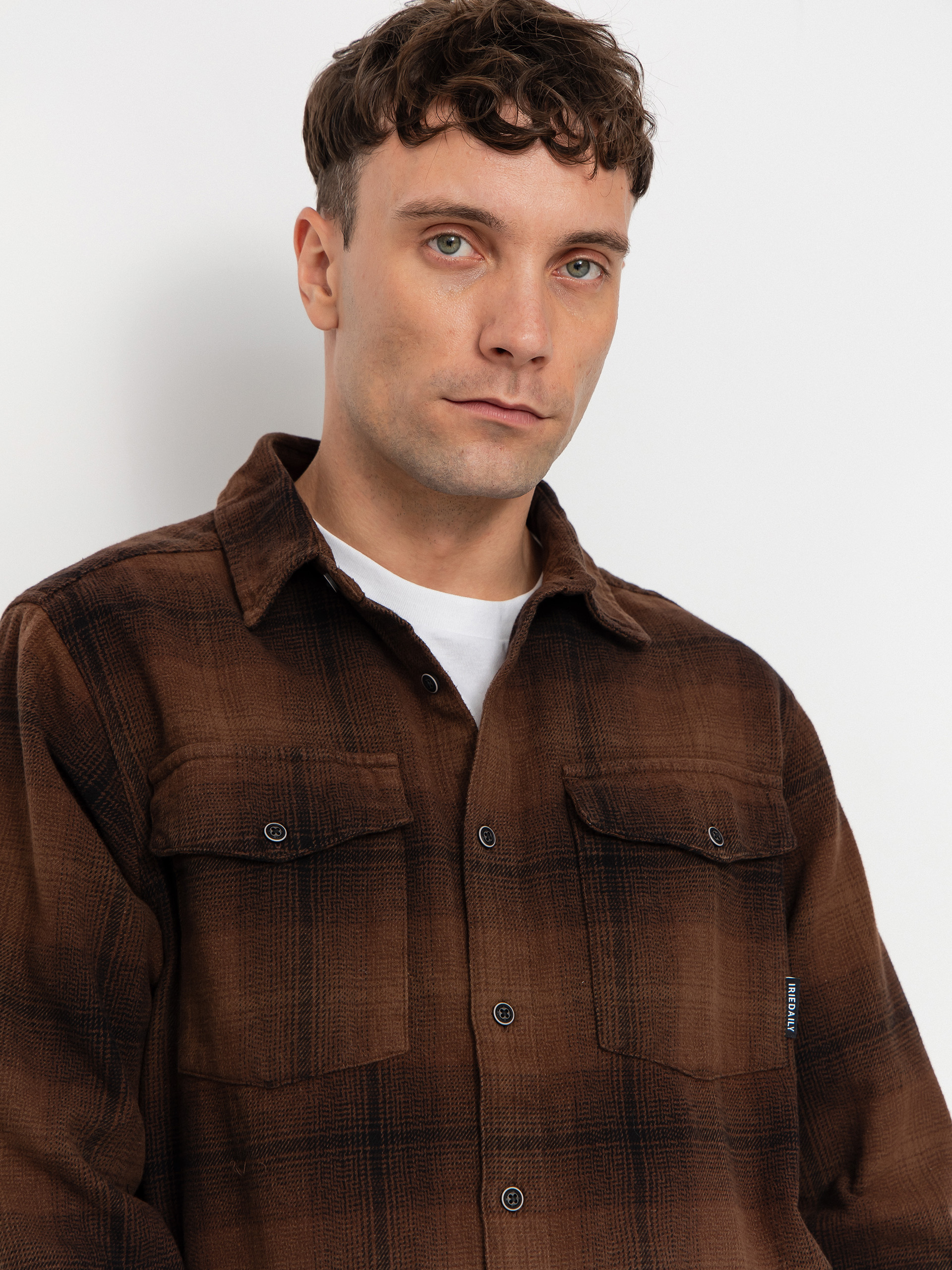 Košeľa Iriedaily Rosomako Eco (dark coffee)