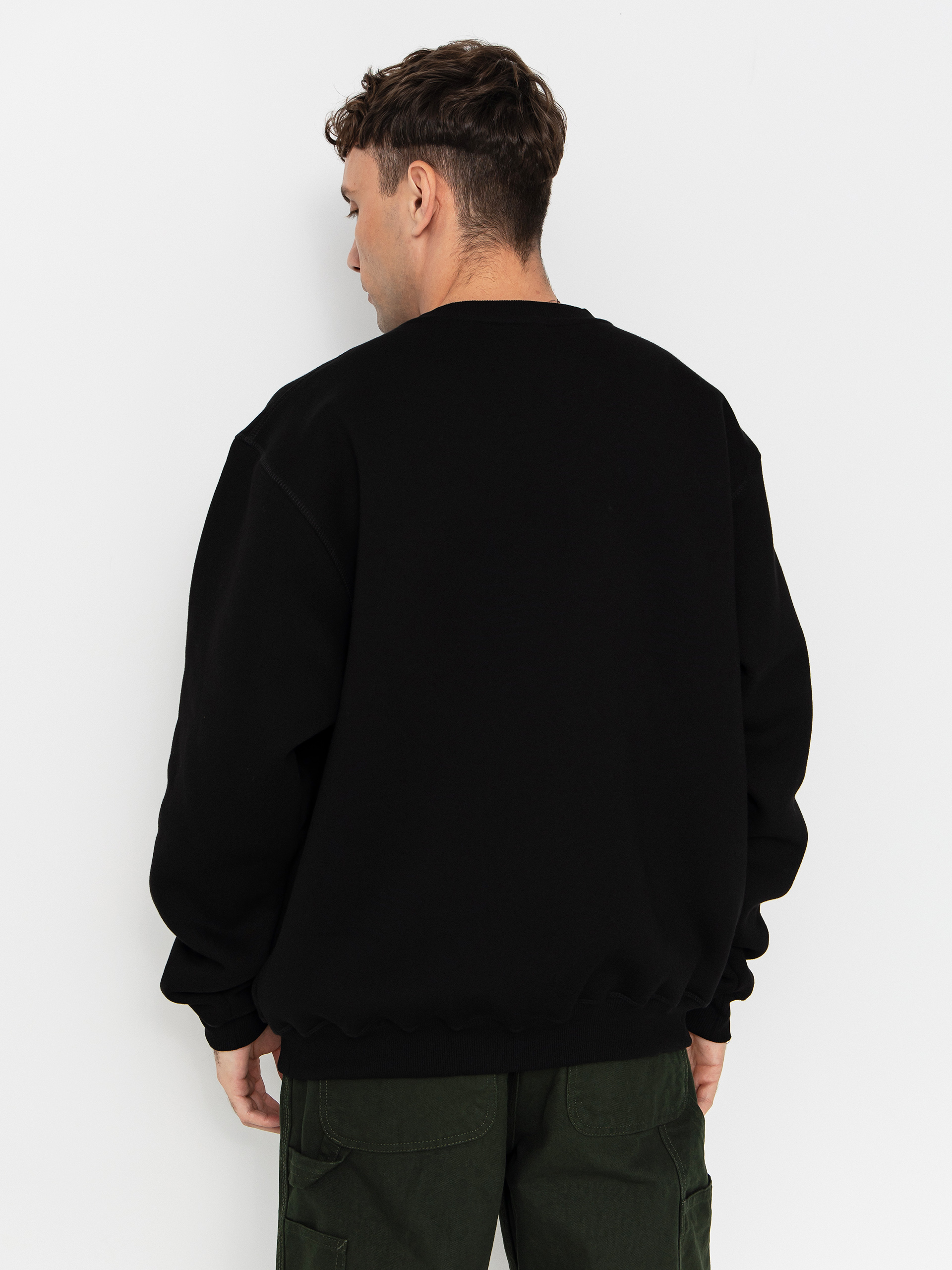 Mikina Youth Skateboards Skate Rat Crew (black)