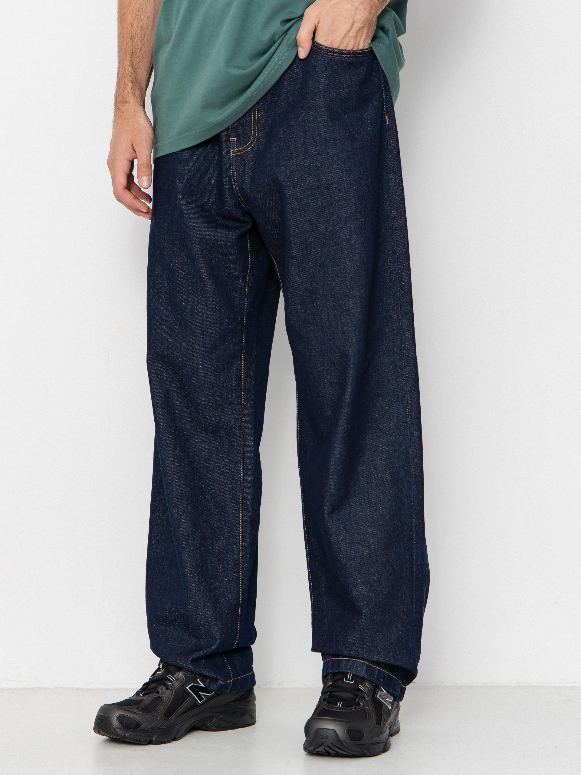 Nohavice Carhartt WIP Landon (blue/rinsed)