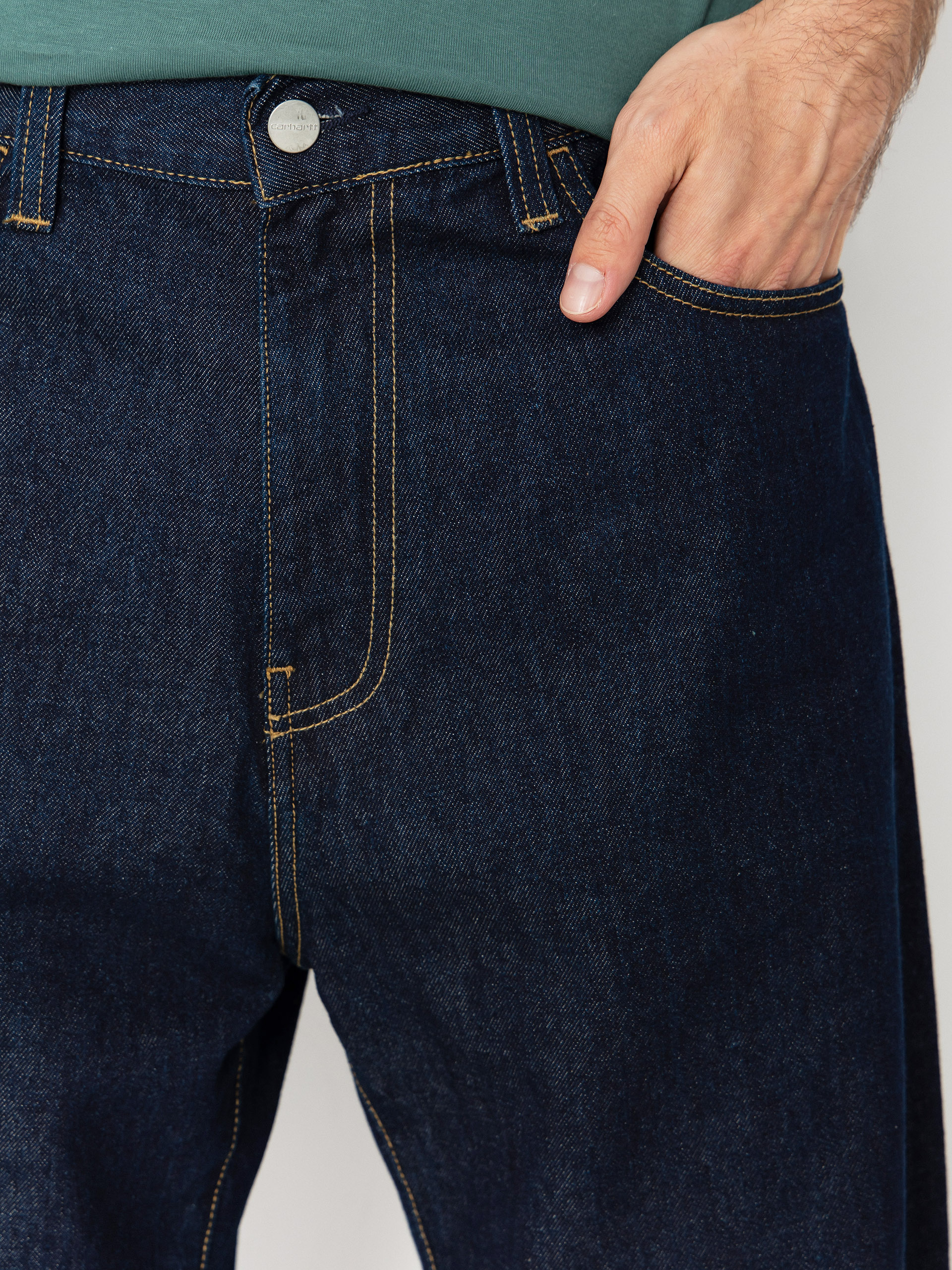 Nohavice Carhartt WIP Landon (blue/rinsed)