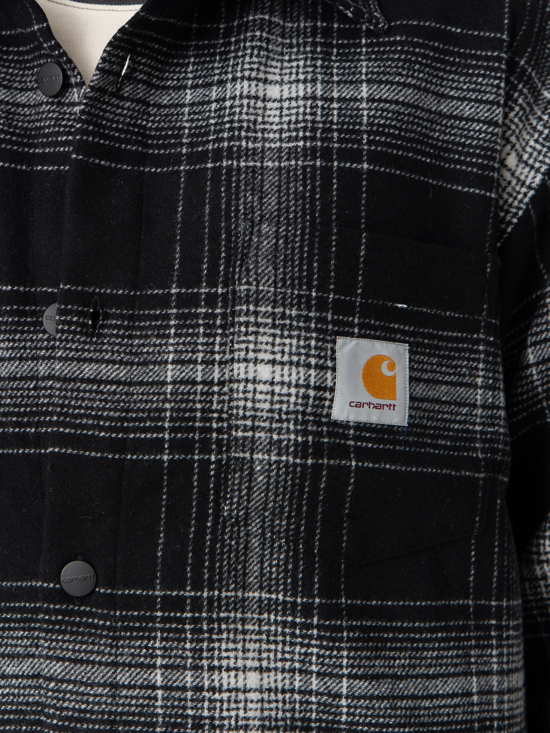 Bunda Carhartt WIP Brennan (brennan check/black/wax)