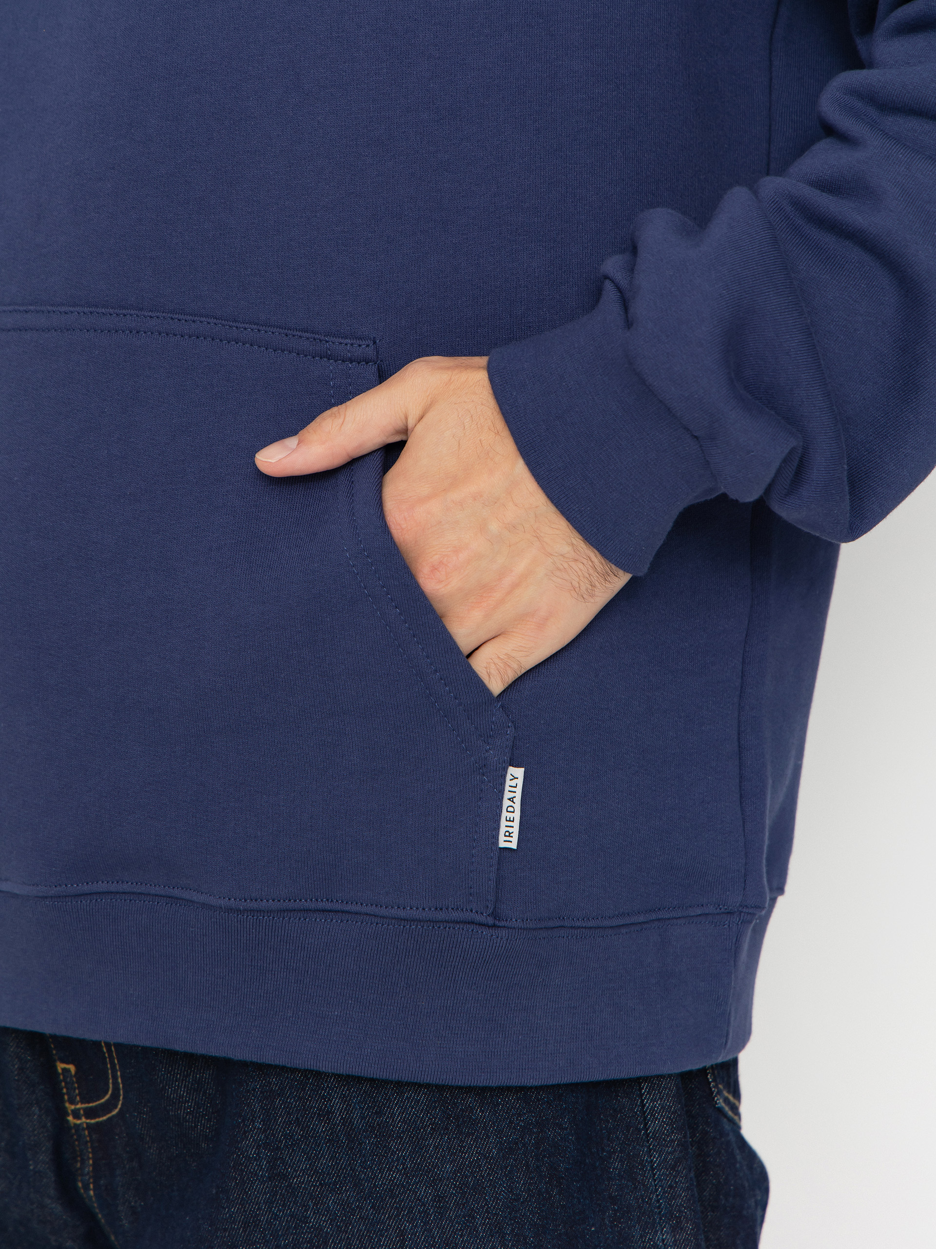 Mikina s kapucňou Iriedaily Mini Flag 2 HD (crown blue)