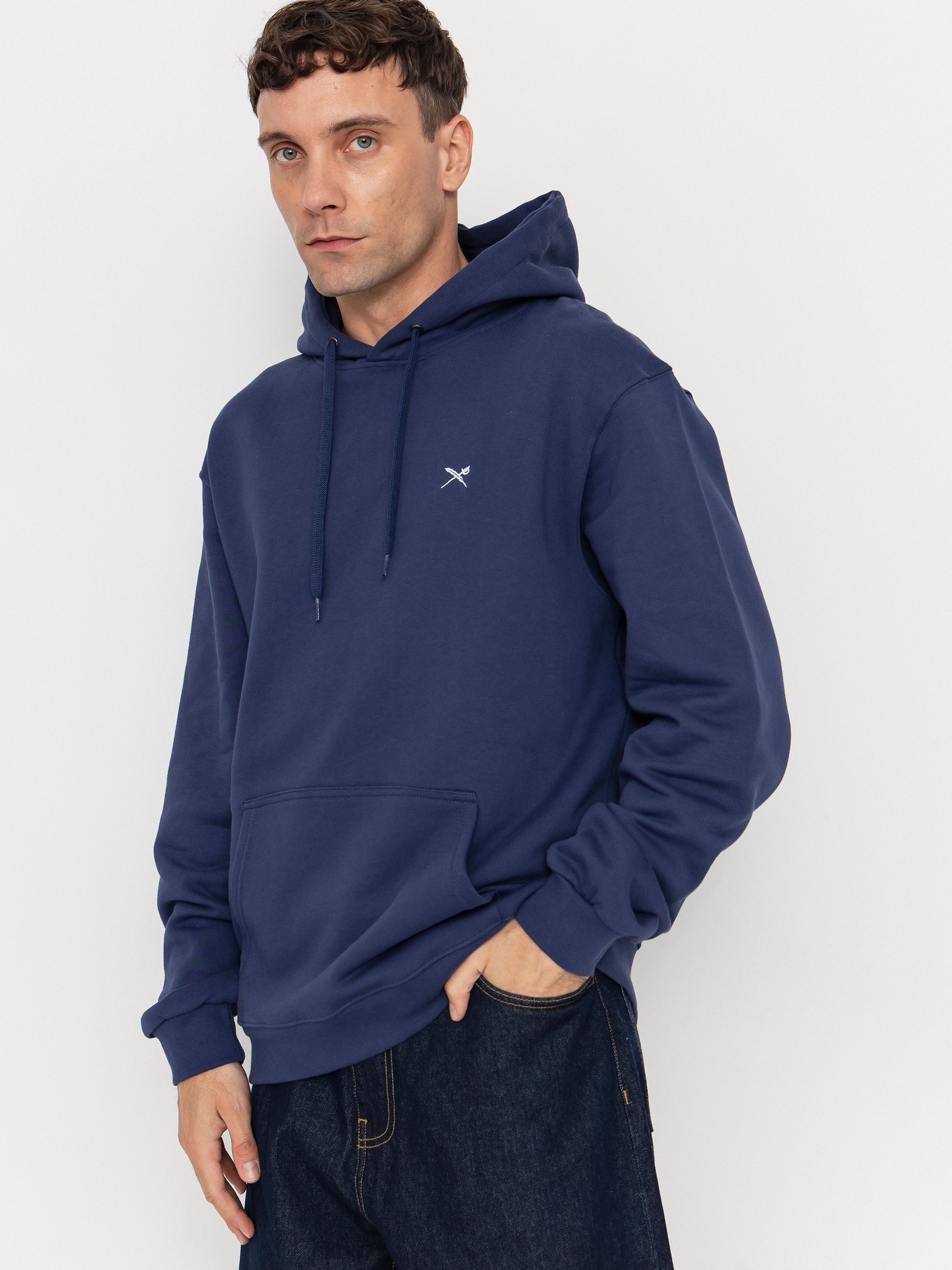 Mikina s kapucu0148ou Iriedaily Mini Flag 2 HD (crown blue)