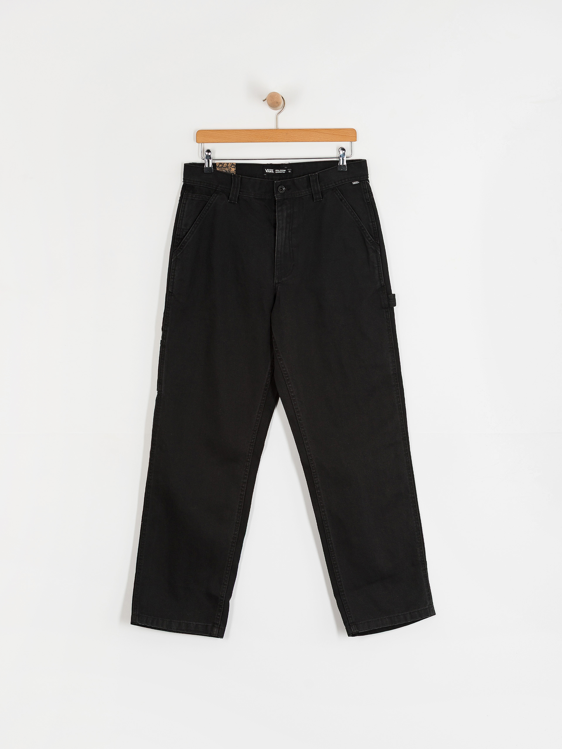 Nohavice Vans Drill Chore Carpenter Loose Vintage Wash (black)