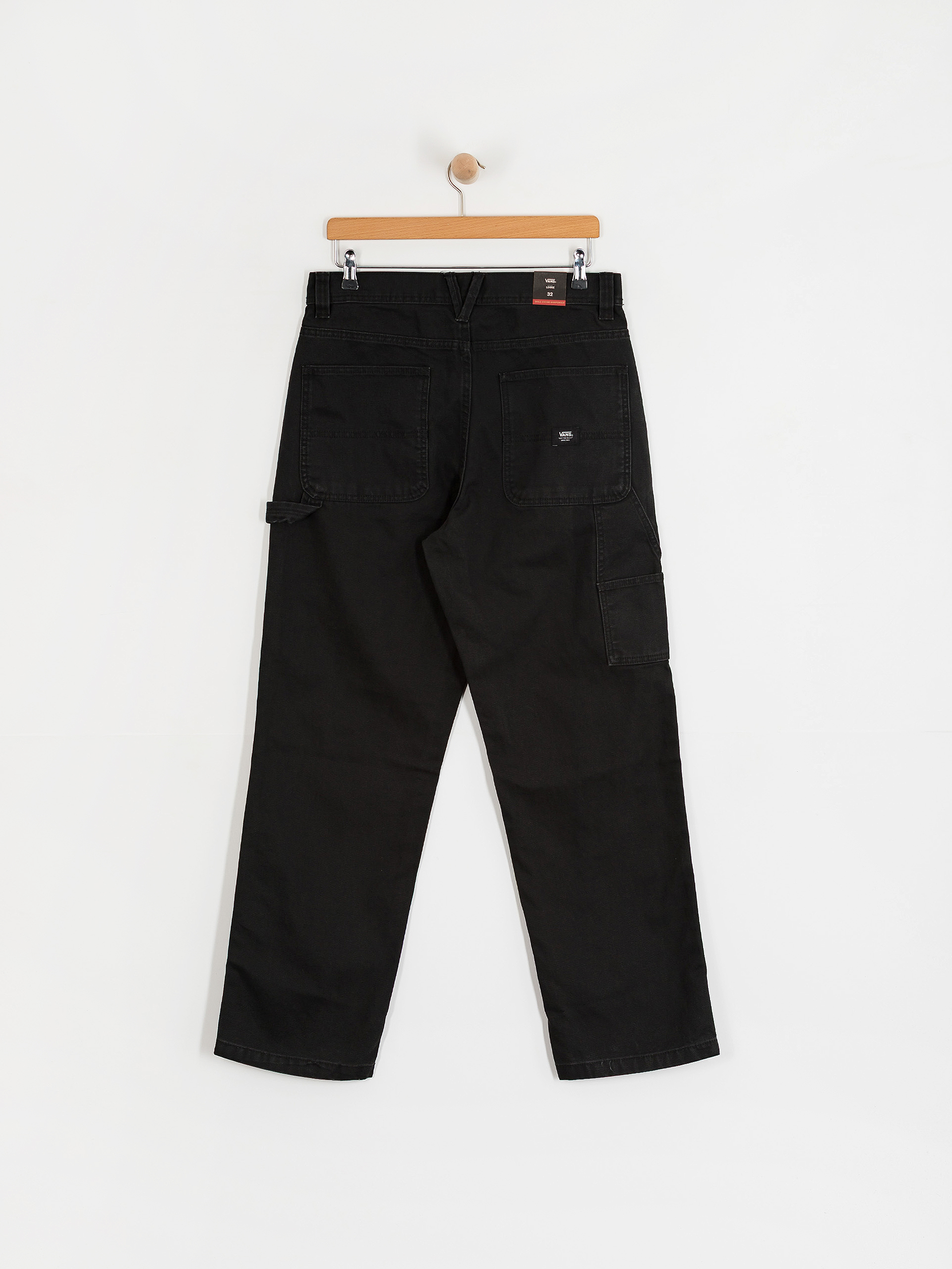 Nohavice Vans Drill Chore Carpenter Loose Vintage Wash (black)