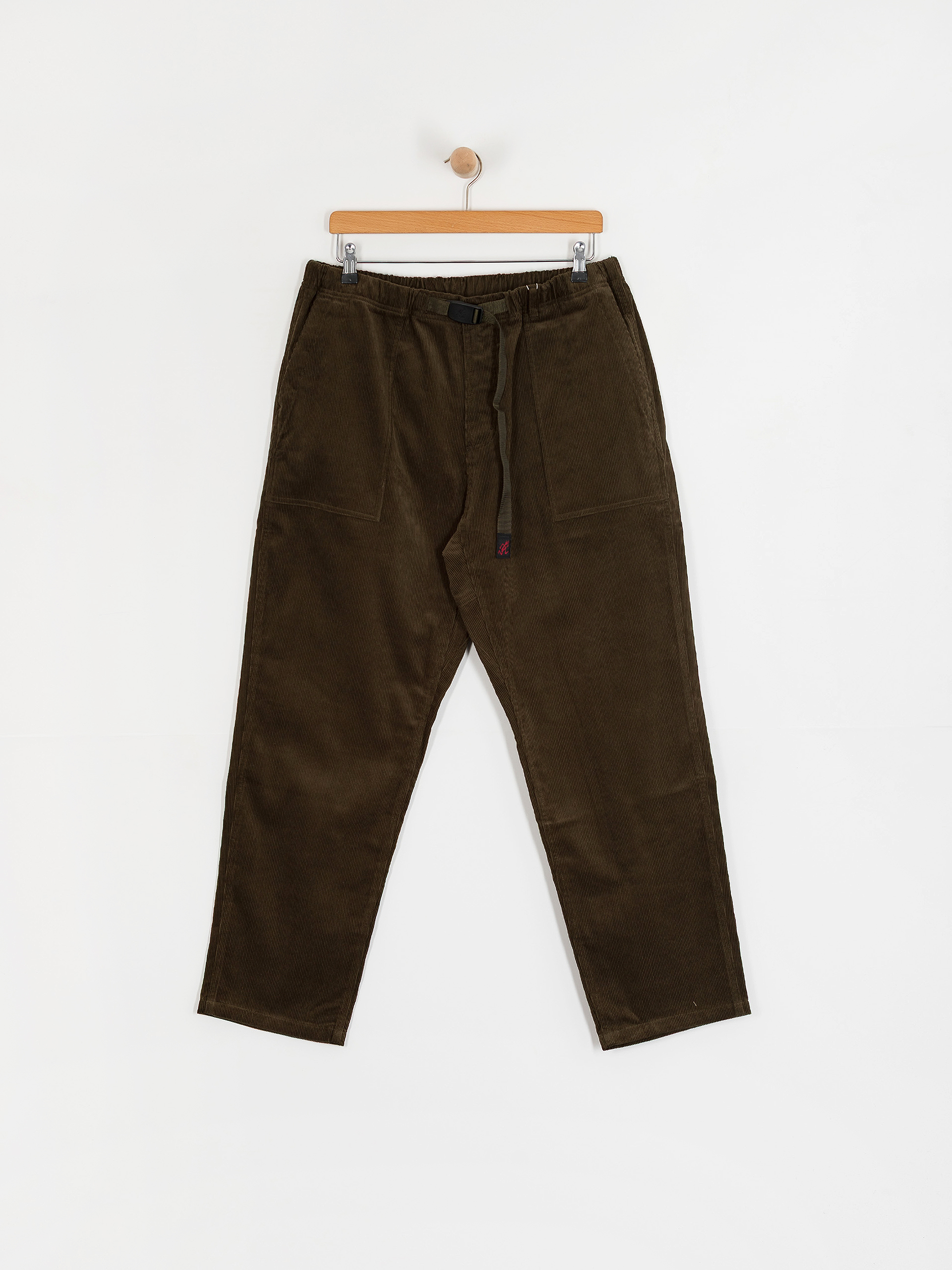 Nohavice Gramicci Corduroy Loose Tapered Ridge (olive)