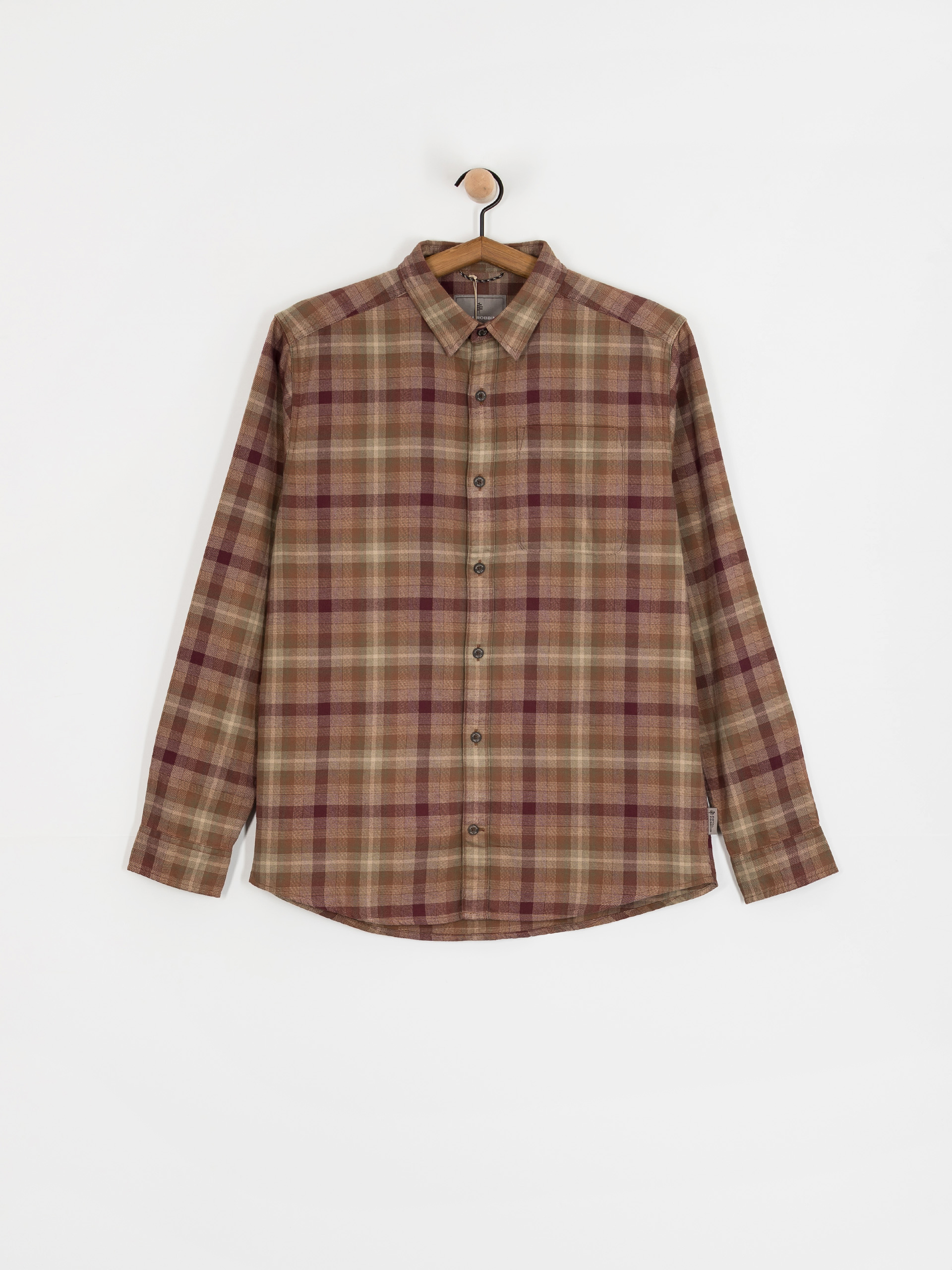 Košeľa Royal Robbins Lieback Organic Cotton Flannel (dusty olive dipsea pld)