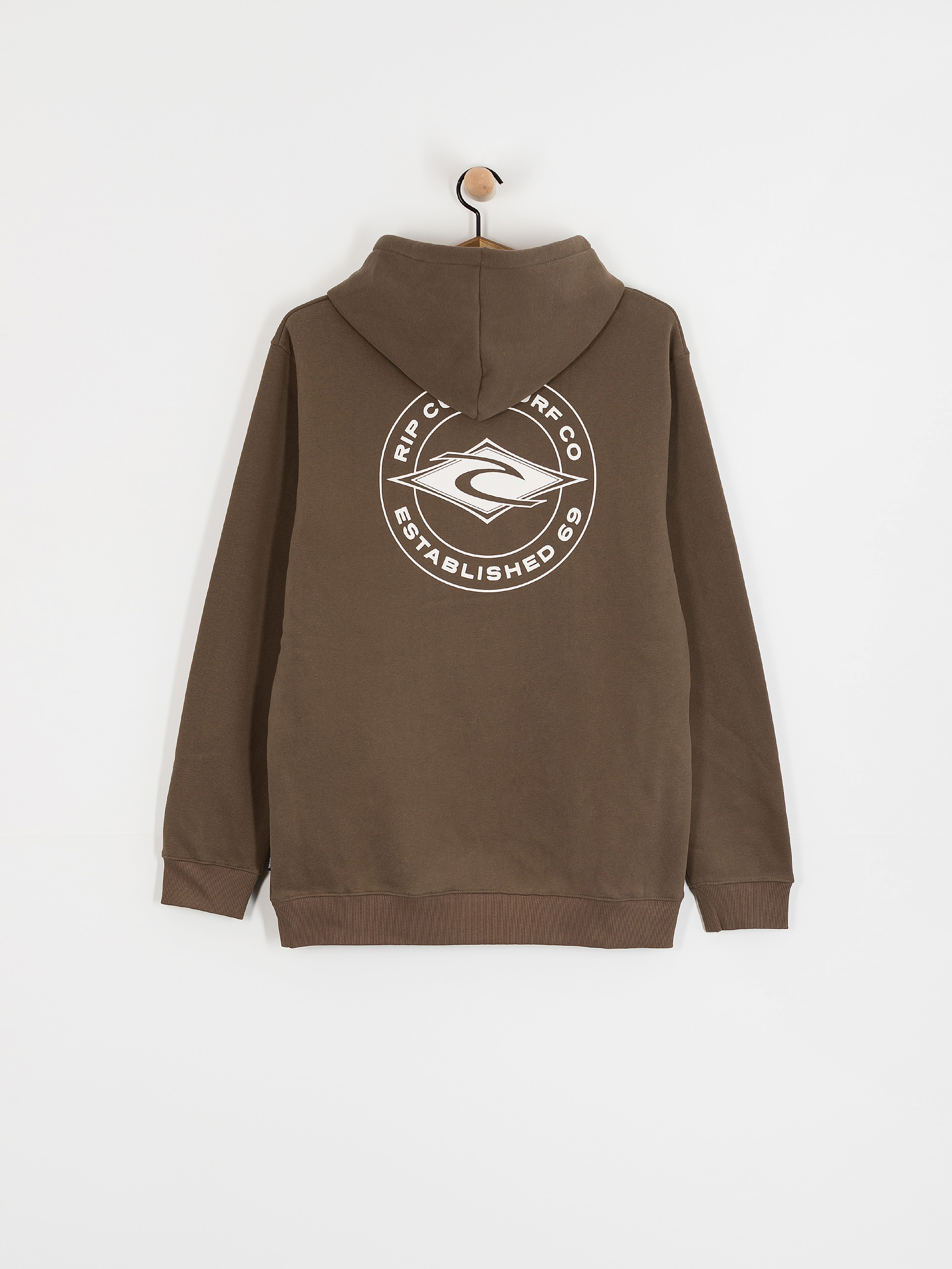 Mikina s kapucňou Rip Curl Staple HD (rock)