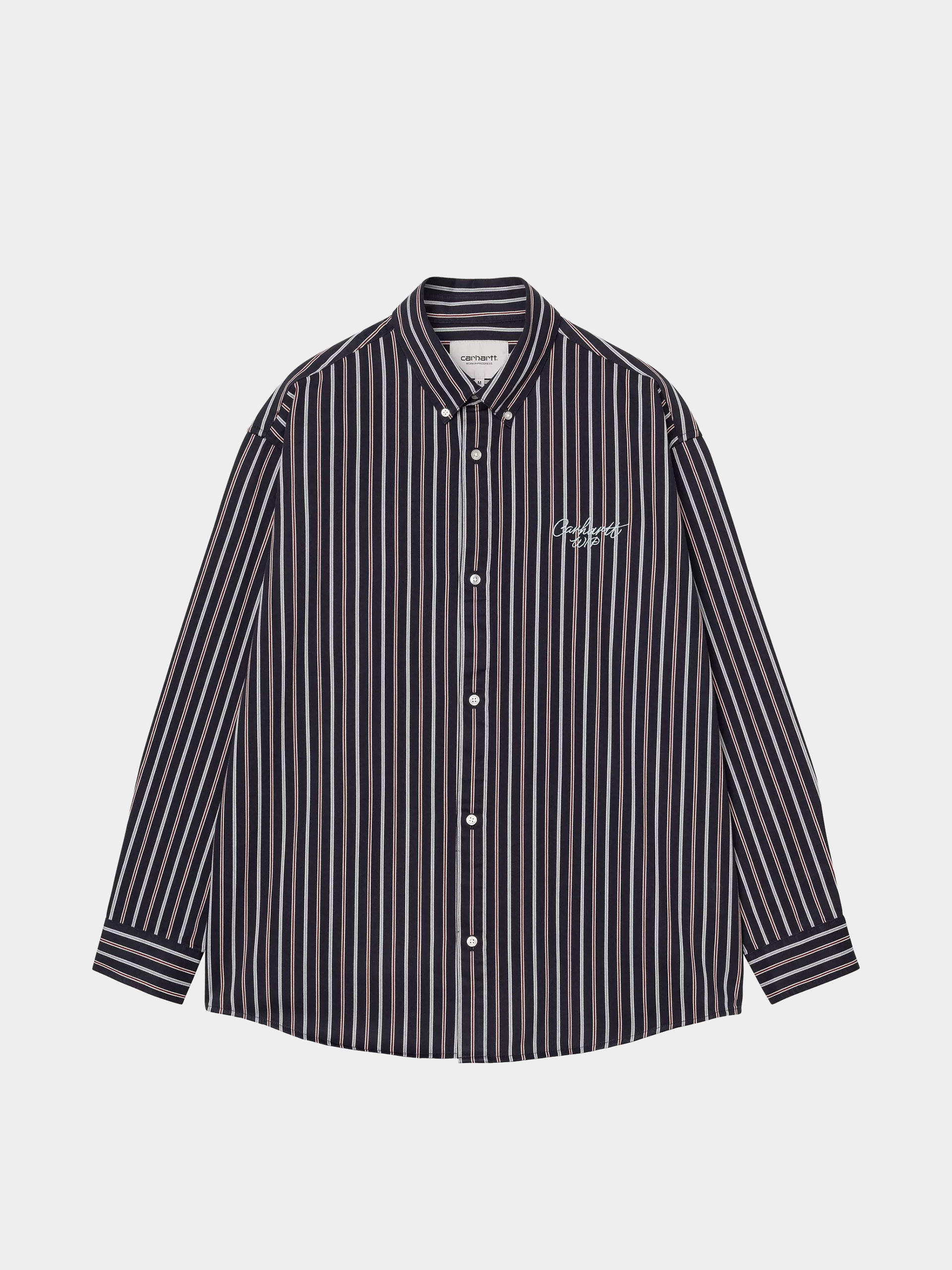 Košeľa Carhartt WIP Palance (palance stripe/dark navy)