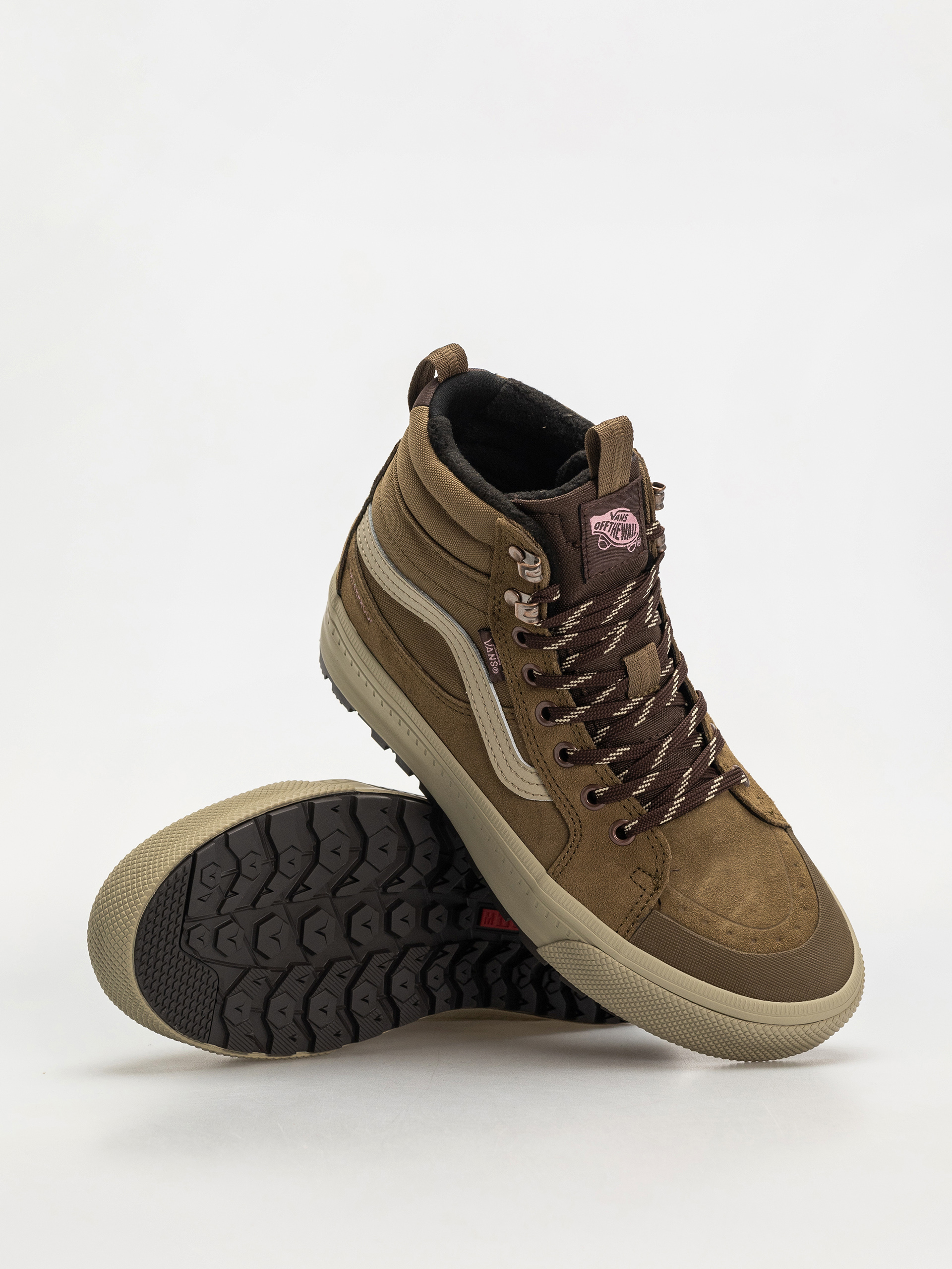 Topánky Vans Mte Sk8 Hi Waterproof Insulated (brown/pink)