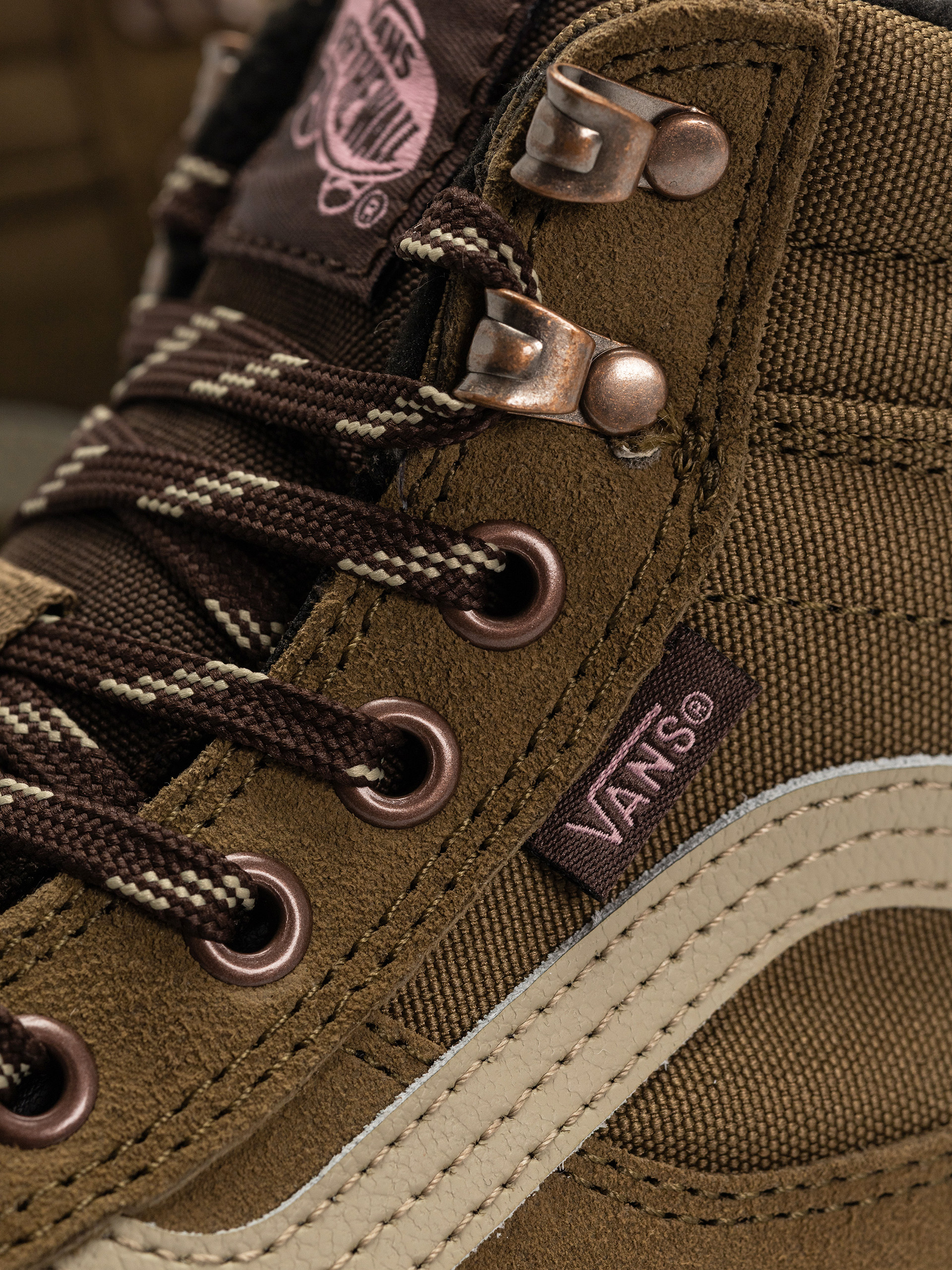 Topánky Vans Mte Sk8 Hi Waterproof Insulated (brown/pink)