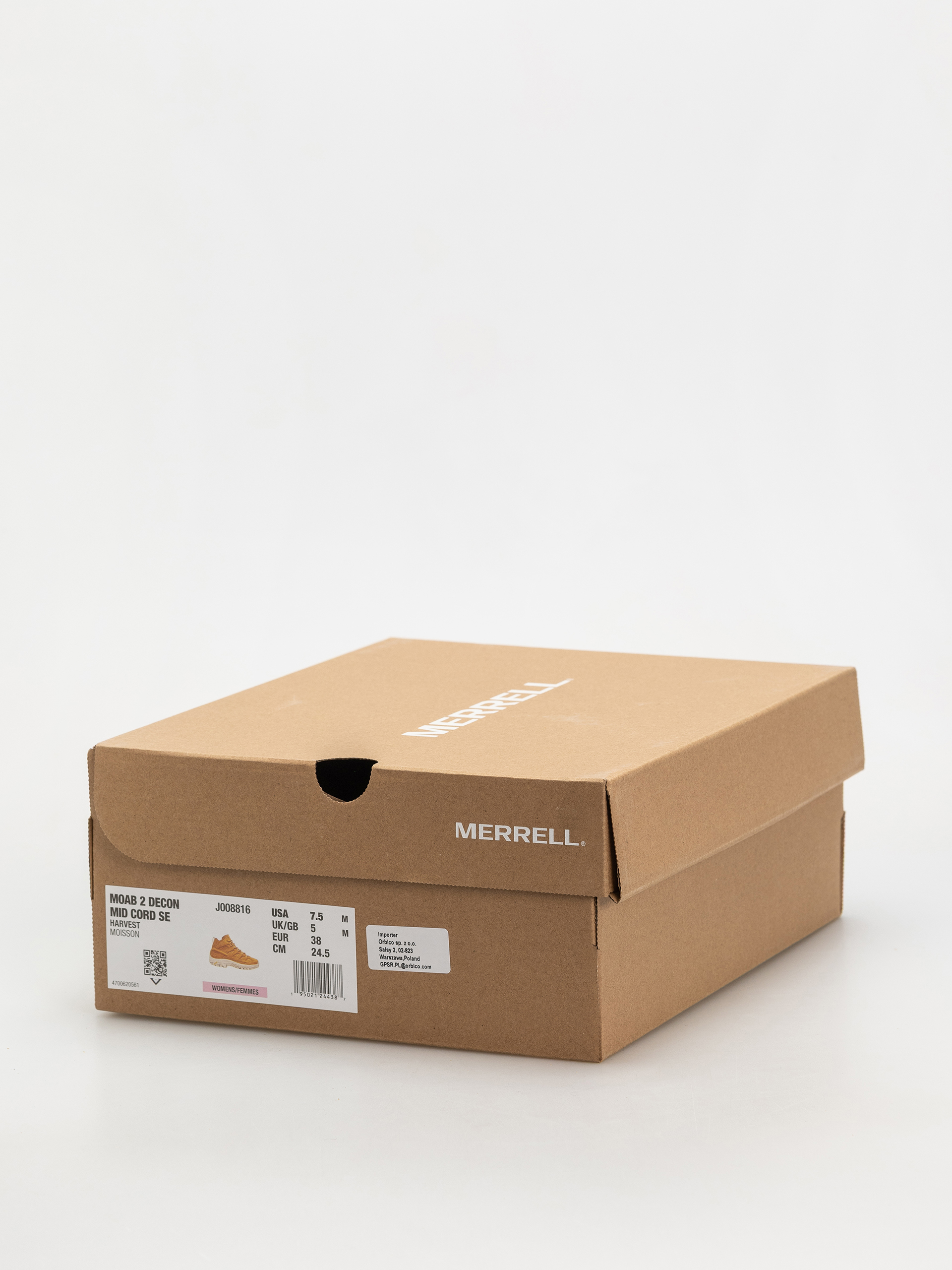 Topánky Merrell Moab 2 Decon Mid Cord Se Wmn (harvest)