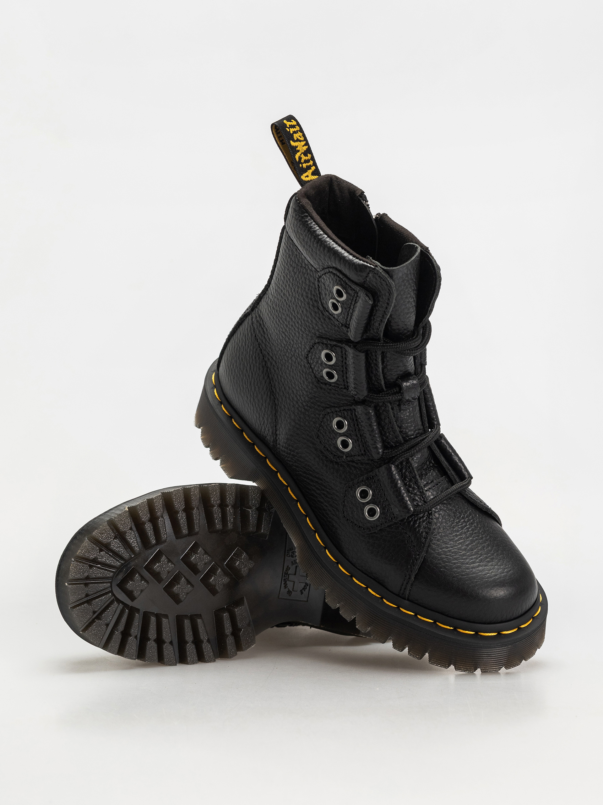 Topánky Dr. Martens 1460 LTT 4 Tie Wmn (black milled nappa)