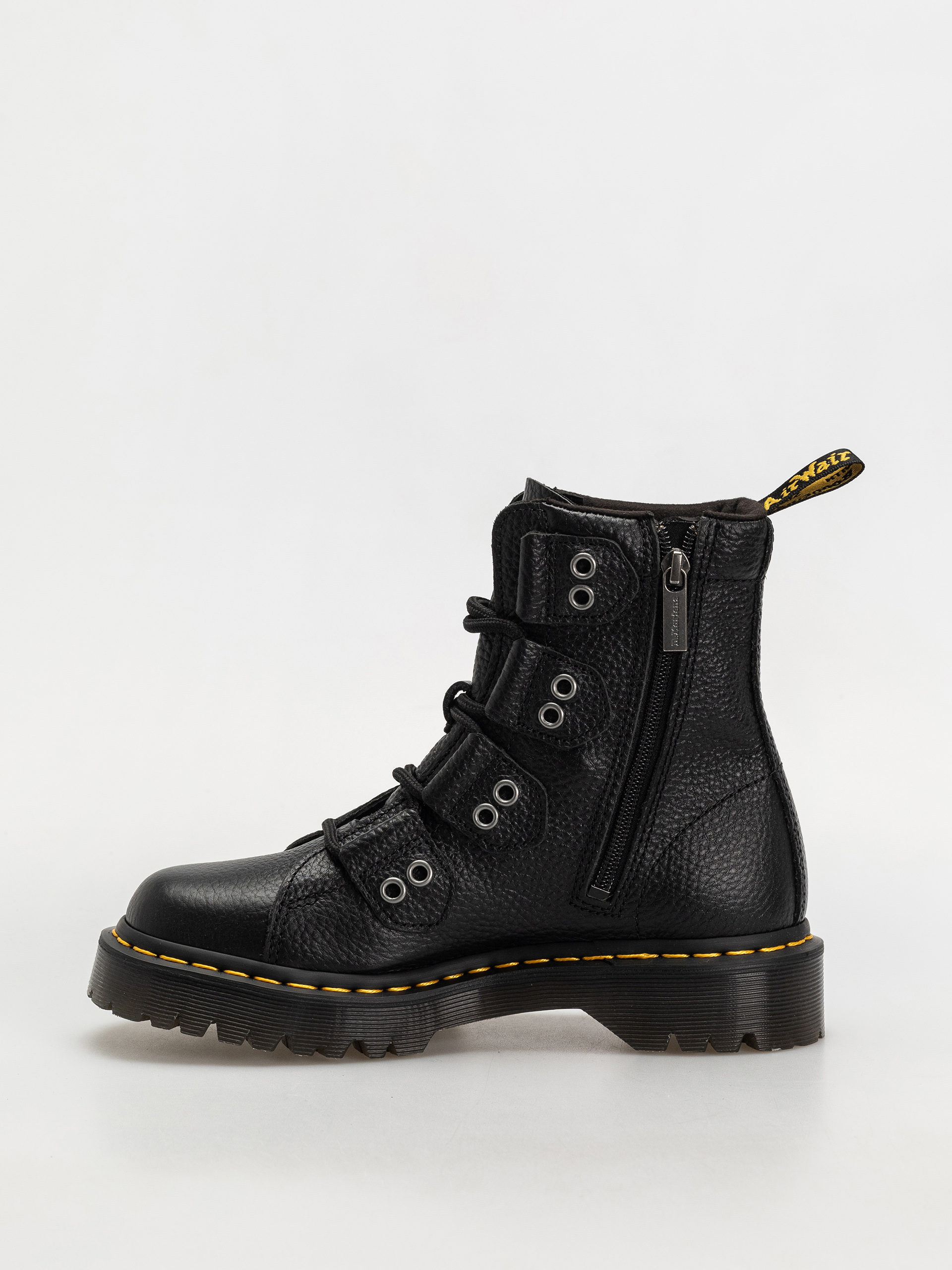 Topánky Dr. Martens 1460 LTT 4 Tie Wmn (black milled nappa)