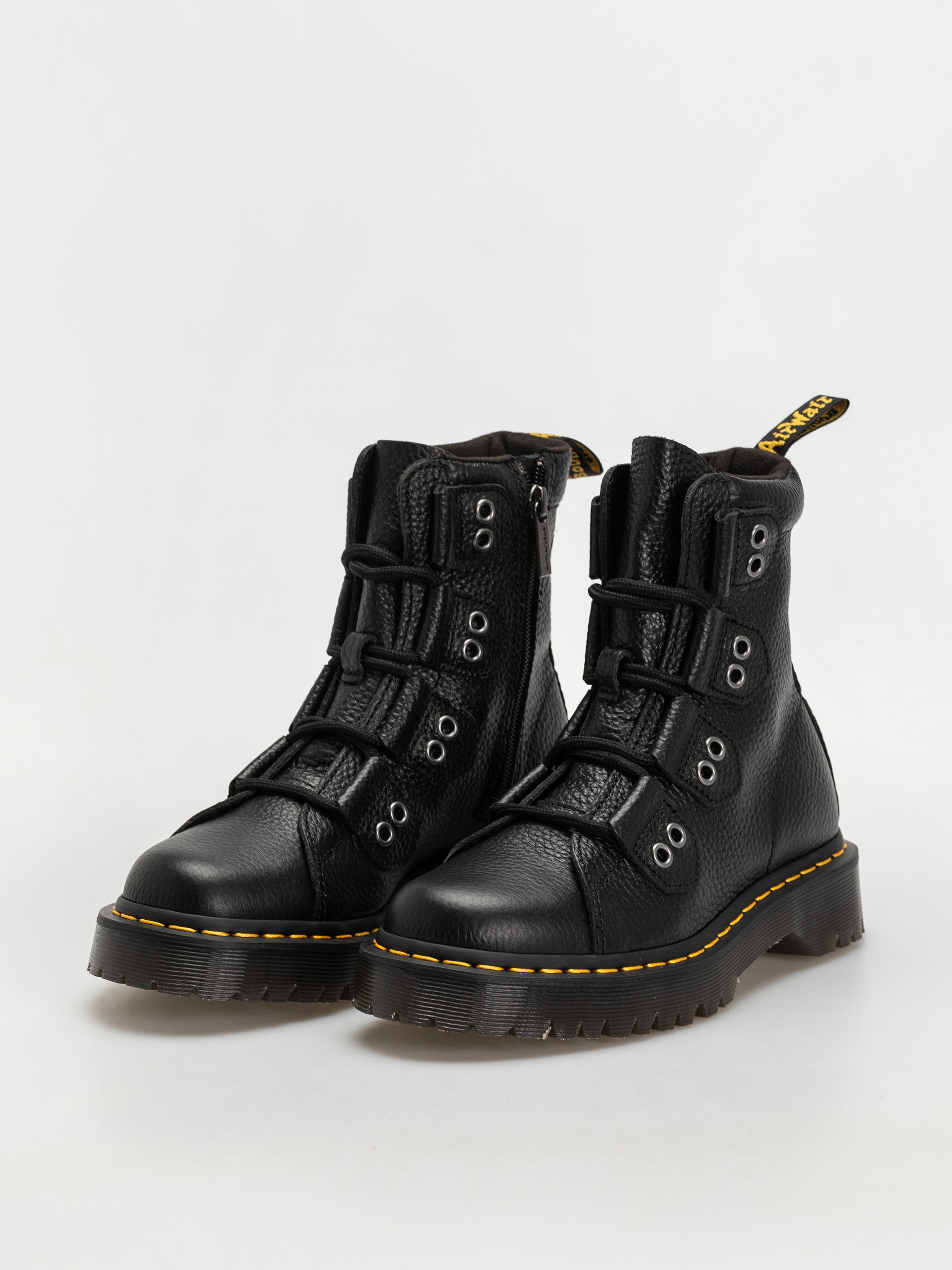 Topánky Dr. Martens 1460 LTT 4 Tie Wmn (black milled nappa)