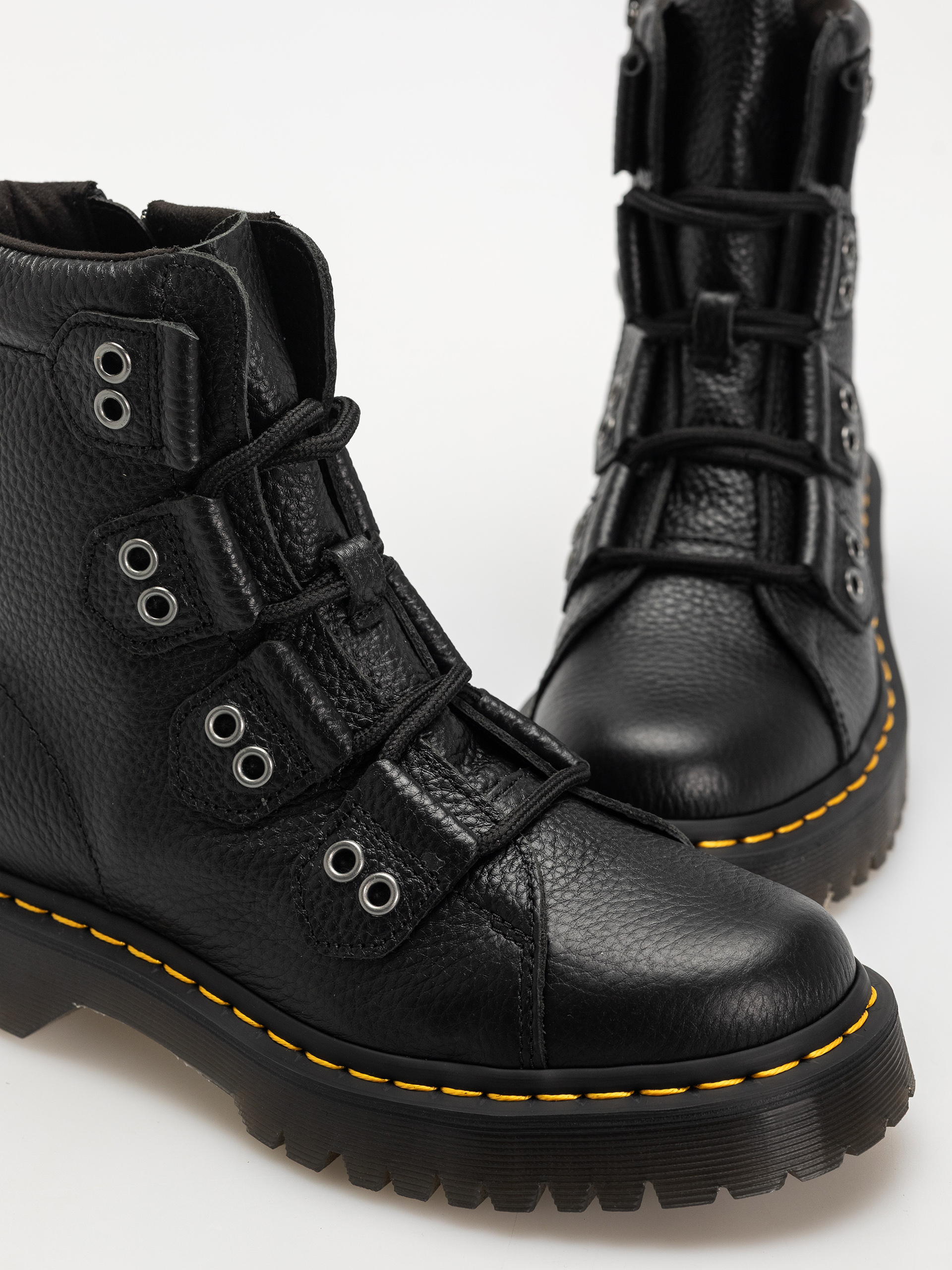 Topánky Dr. Martens 1460 LTT 4 Tie Wmn (black milled nappa)